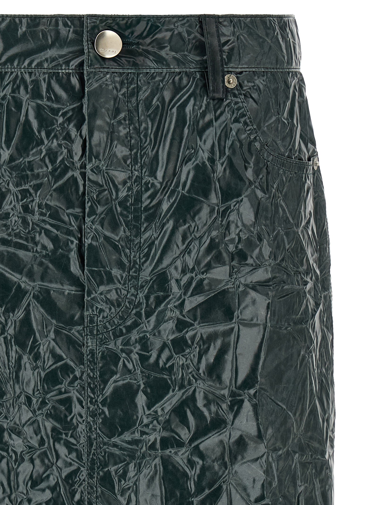 Marni Skirt With A Wrinkled Effect