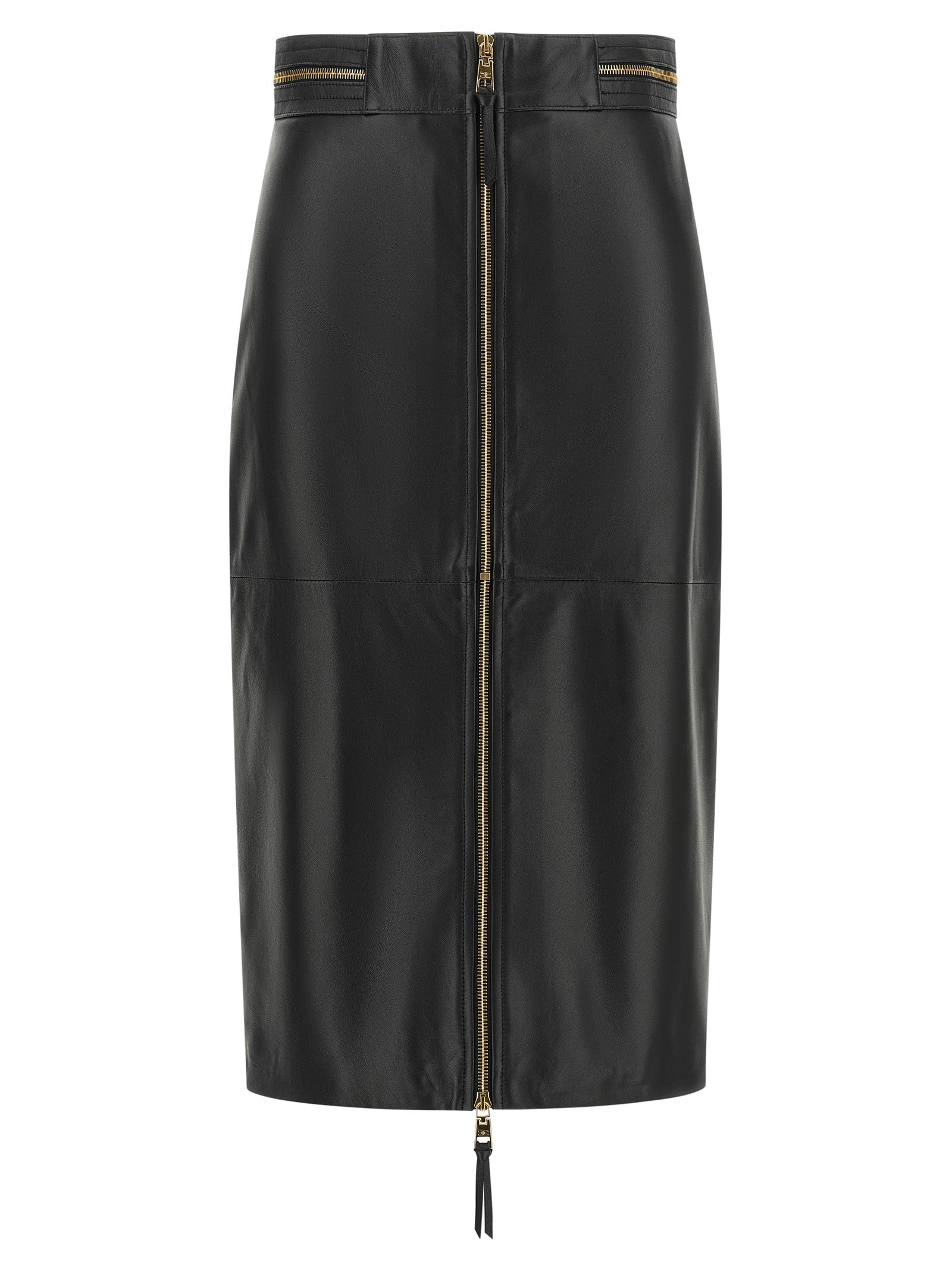 Elisabetta Franchi Leather Skirt