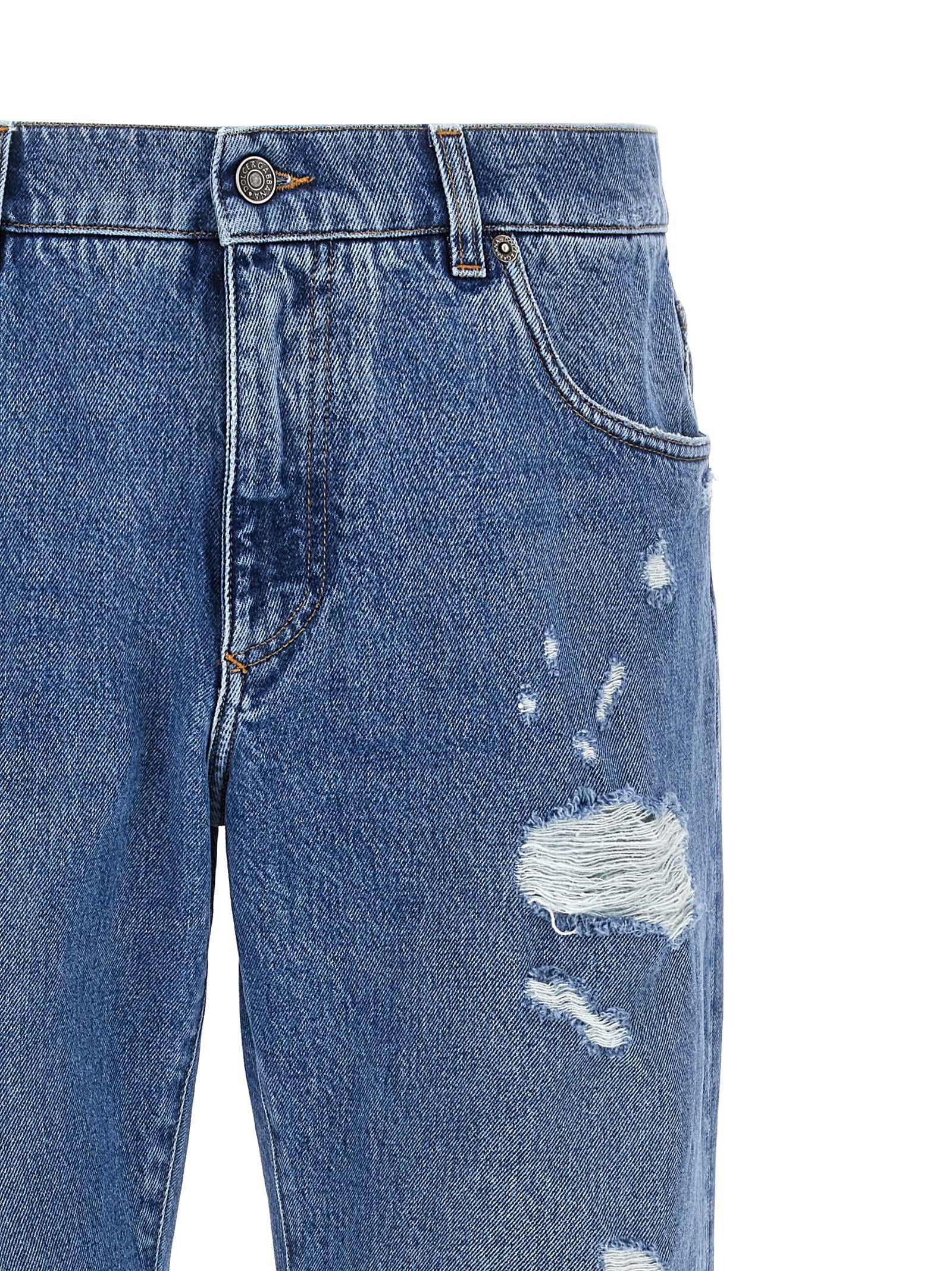 Dolce & Gabbana Destroyed Jeans