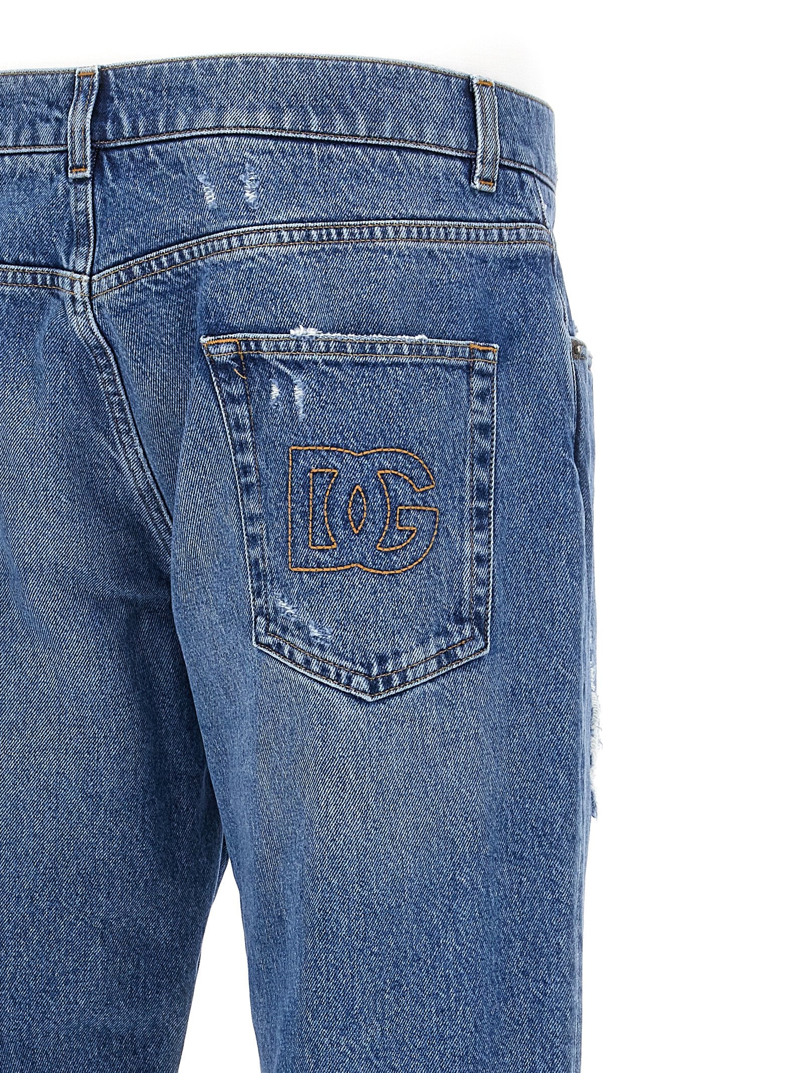 Dolce & Gabbana Destroyed Jeans