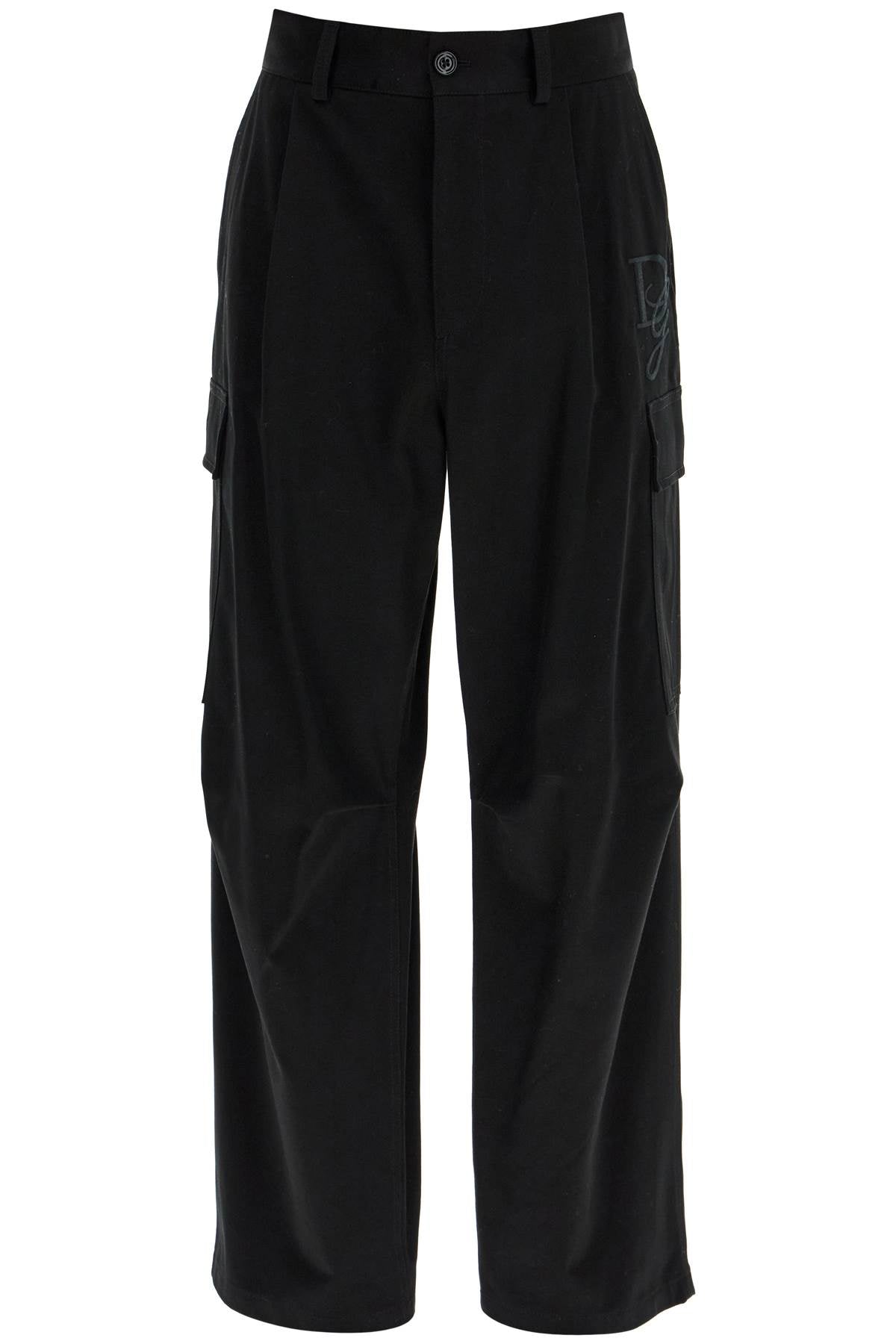 Dolce & Gabbana Stretch Cotton Cargo Pants For Men/W