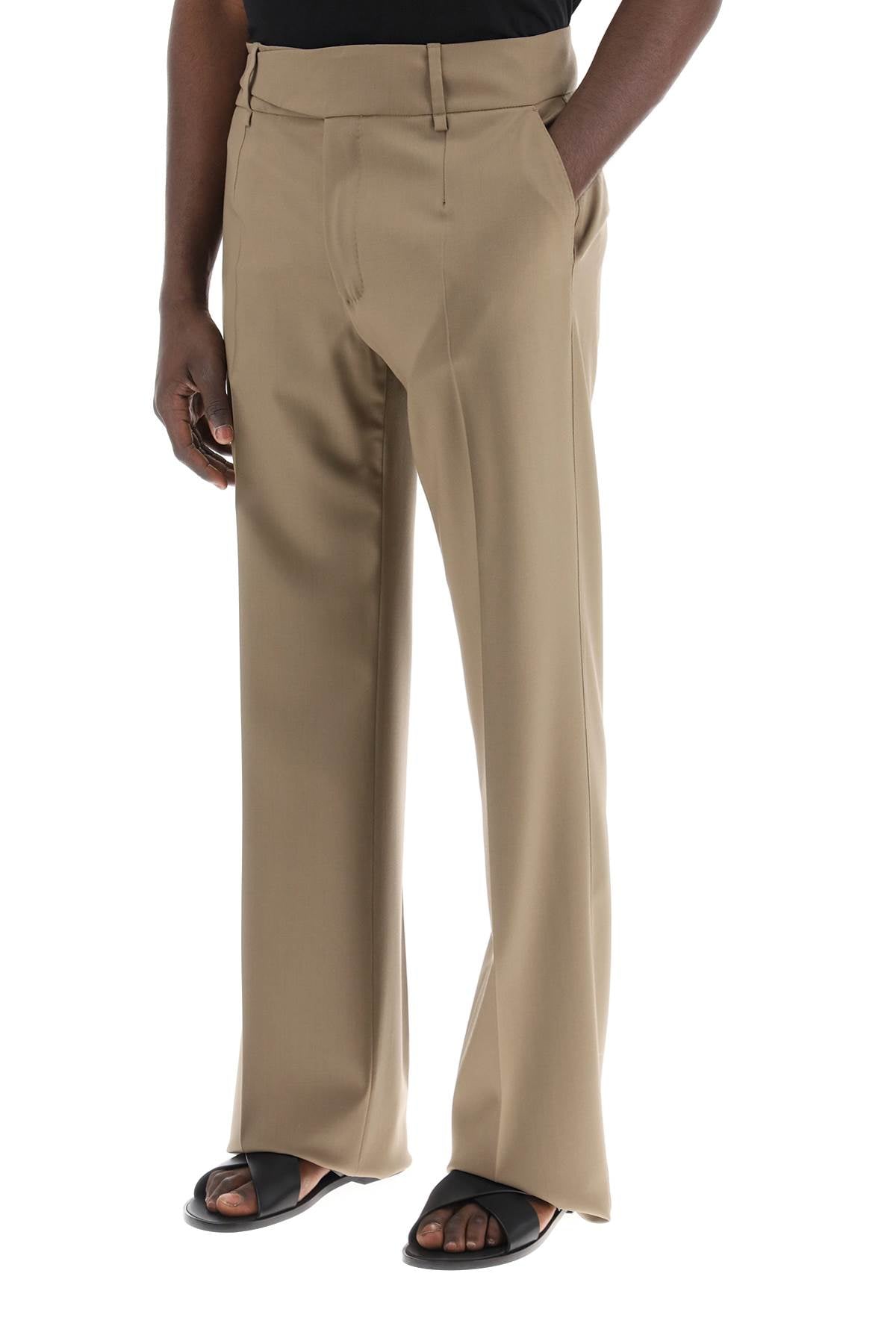 Dolce & Gabbana Tailored Stretch Trousers In Bi-St