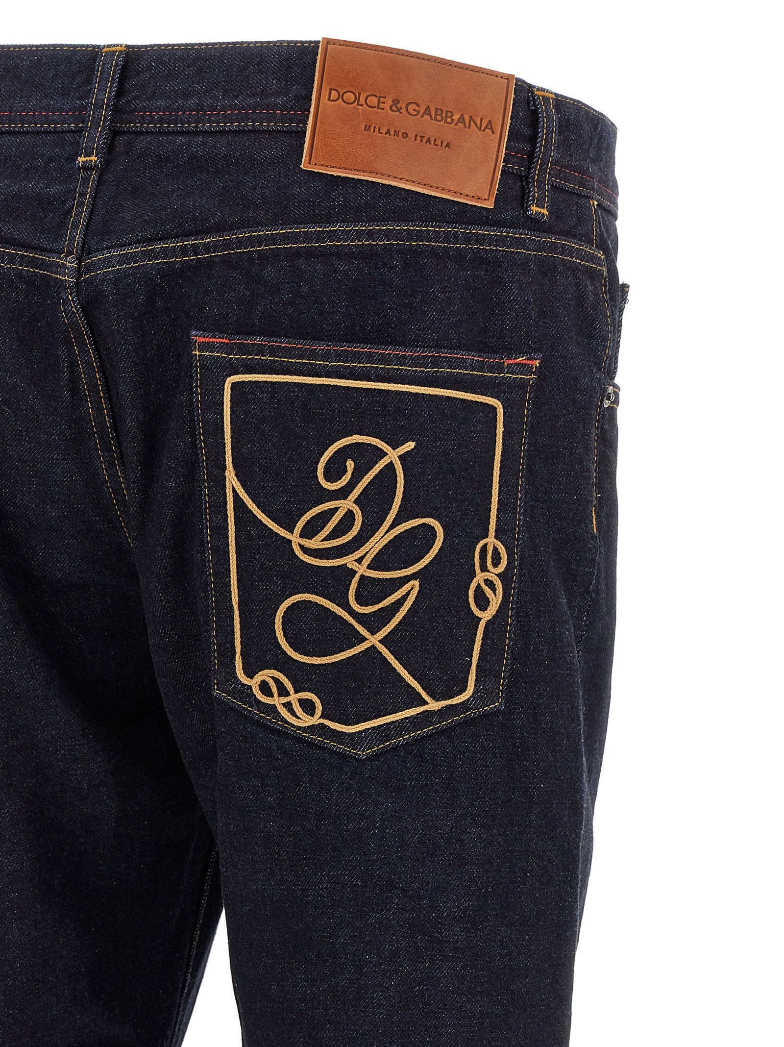 Dolce & Gabbana Dg Embroidery Jeans