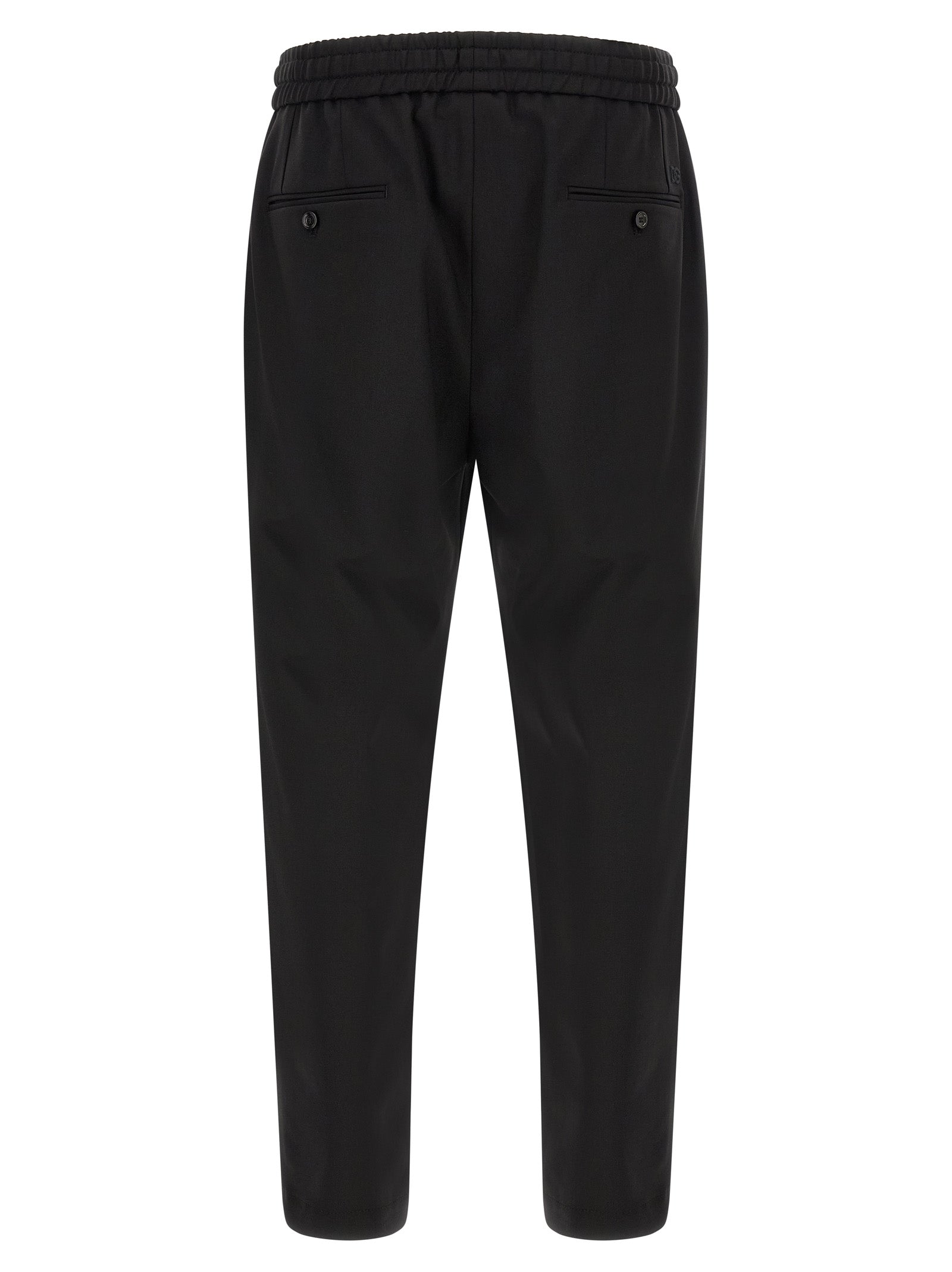 Dolce & Gabbana Wool Gabardine Joggers