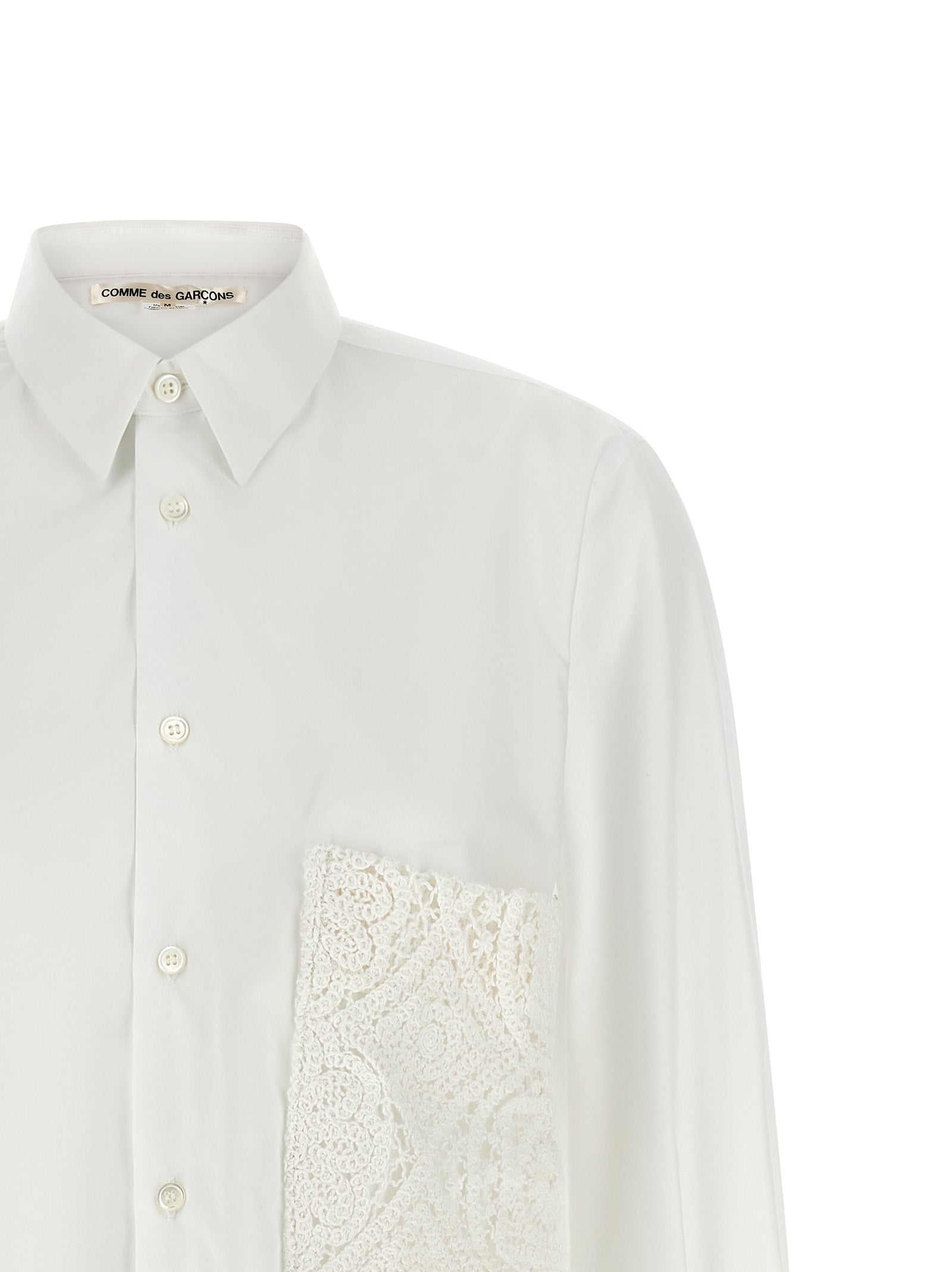 Comme Des Garçons Crochet Pocket Shirt