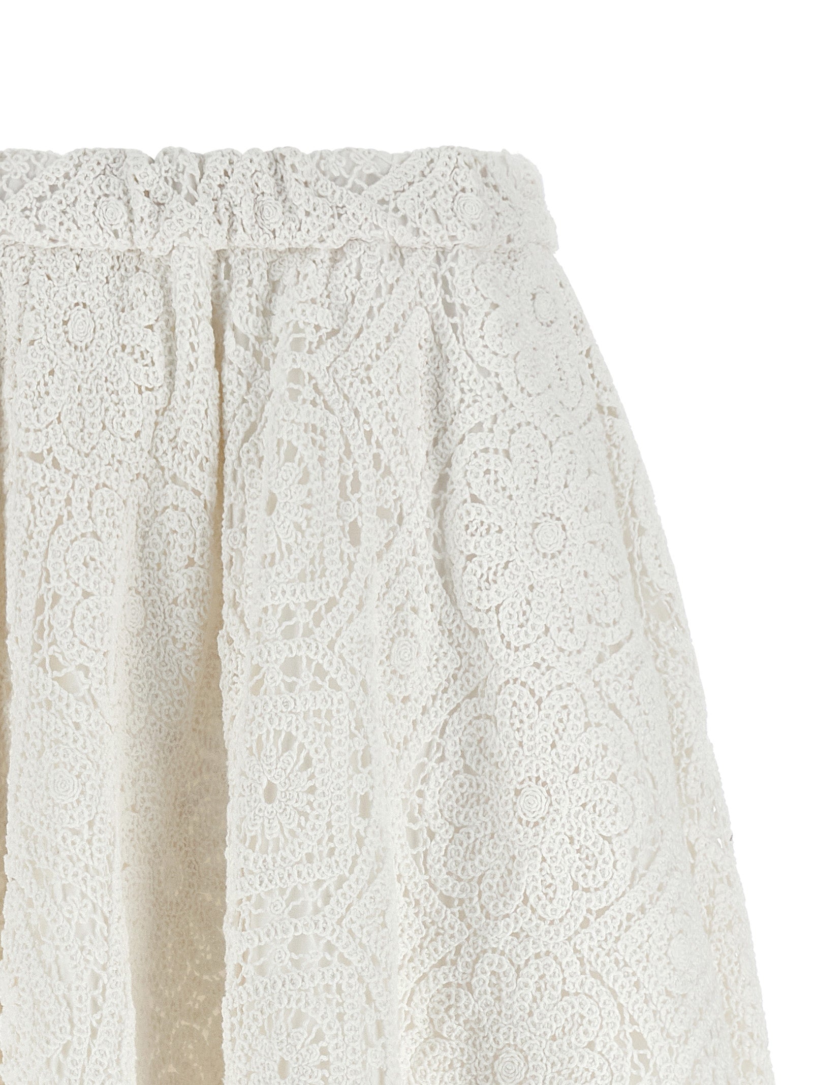 Comme Des Garçons Macramé Skirt