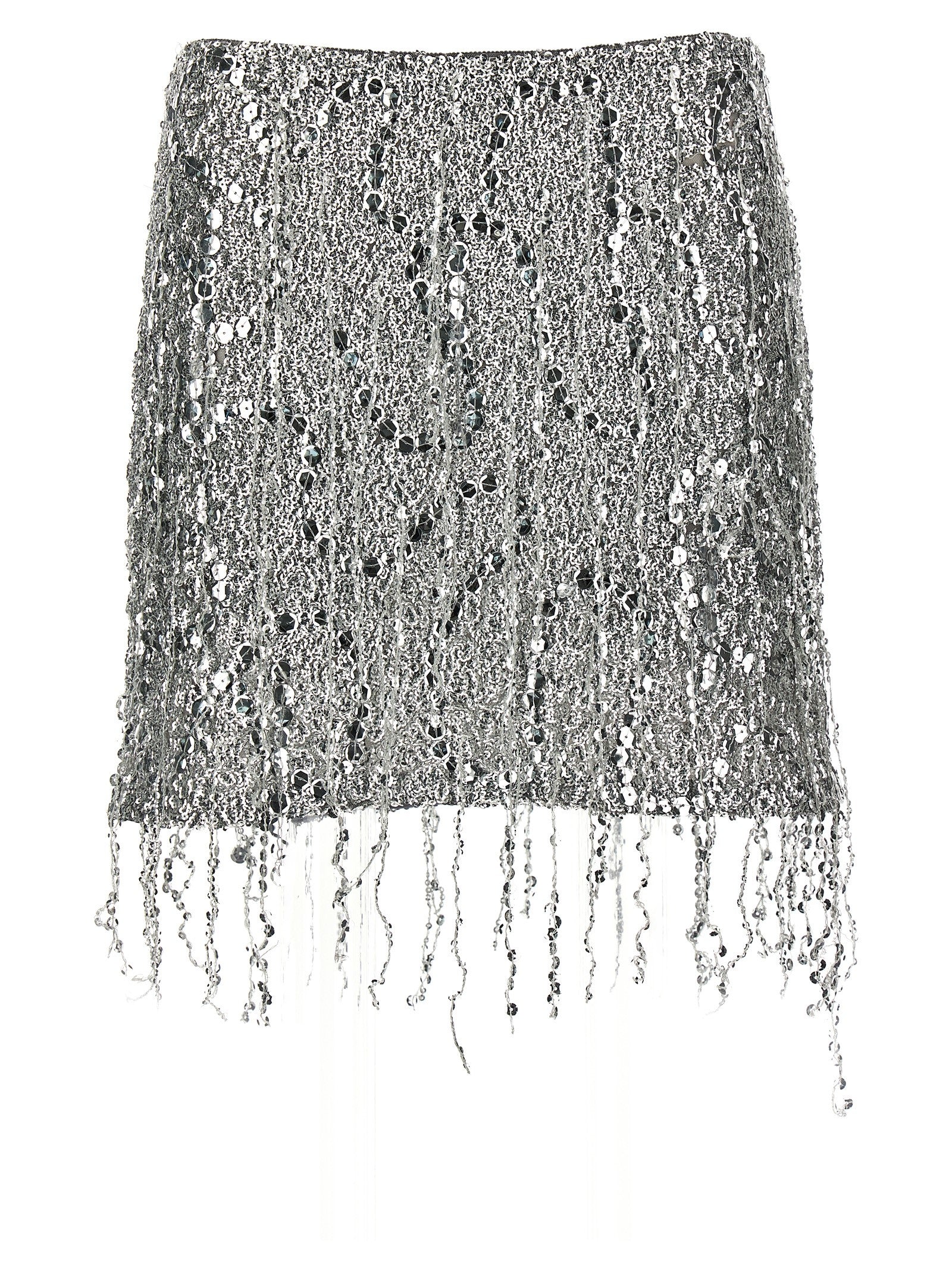 Elisabetta Franchi Sequin Tulle Skirt