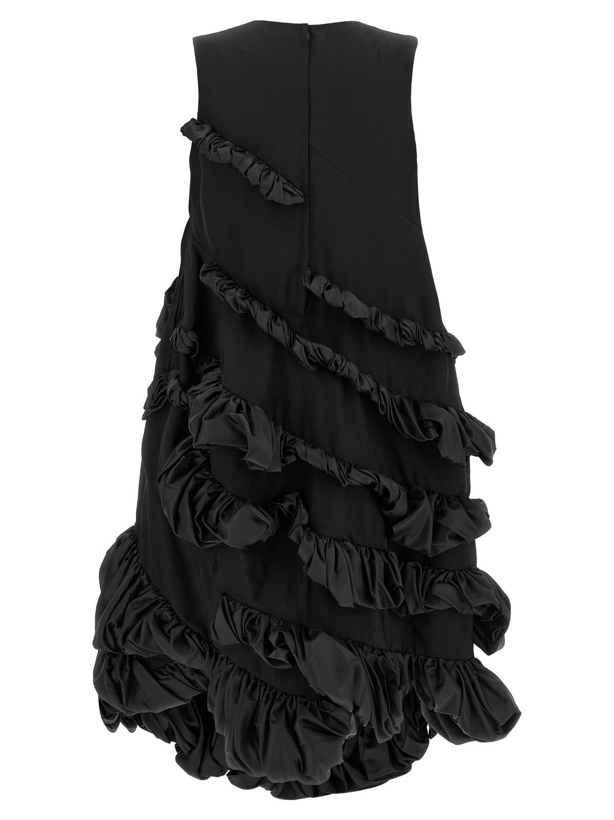 Comme Des Garçons Sculptural Ruffles Dress