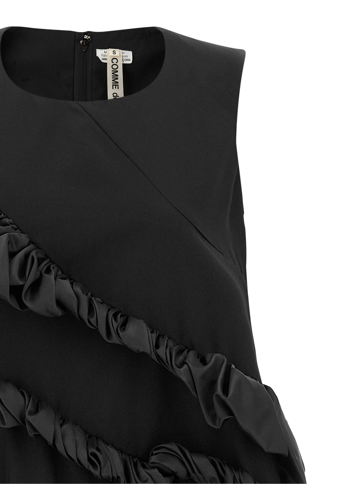 Comme Des Garçons Sculptural Ruffles Dress