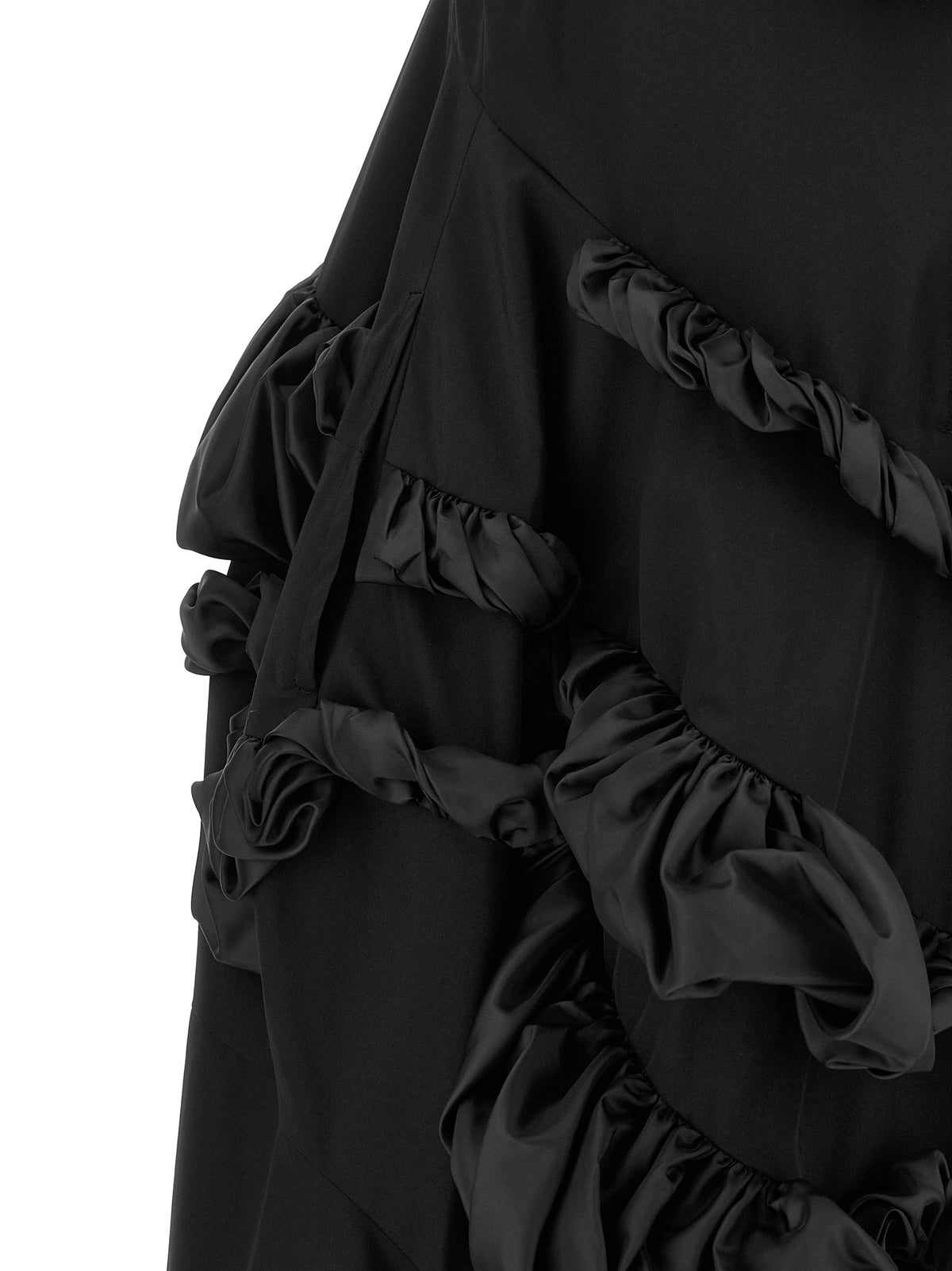 Comme Des Garçons Sculptural Ruffles Dress