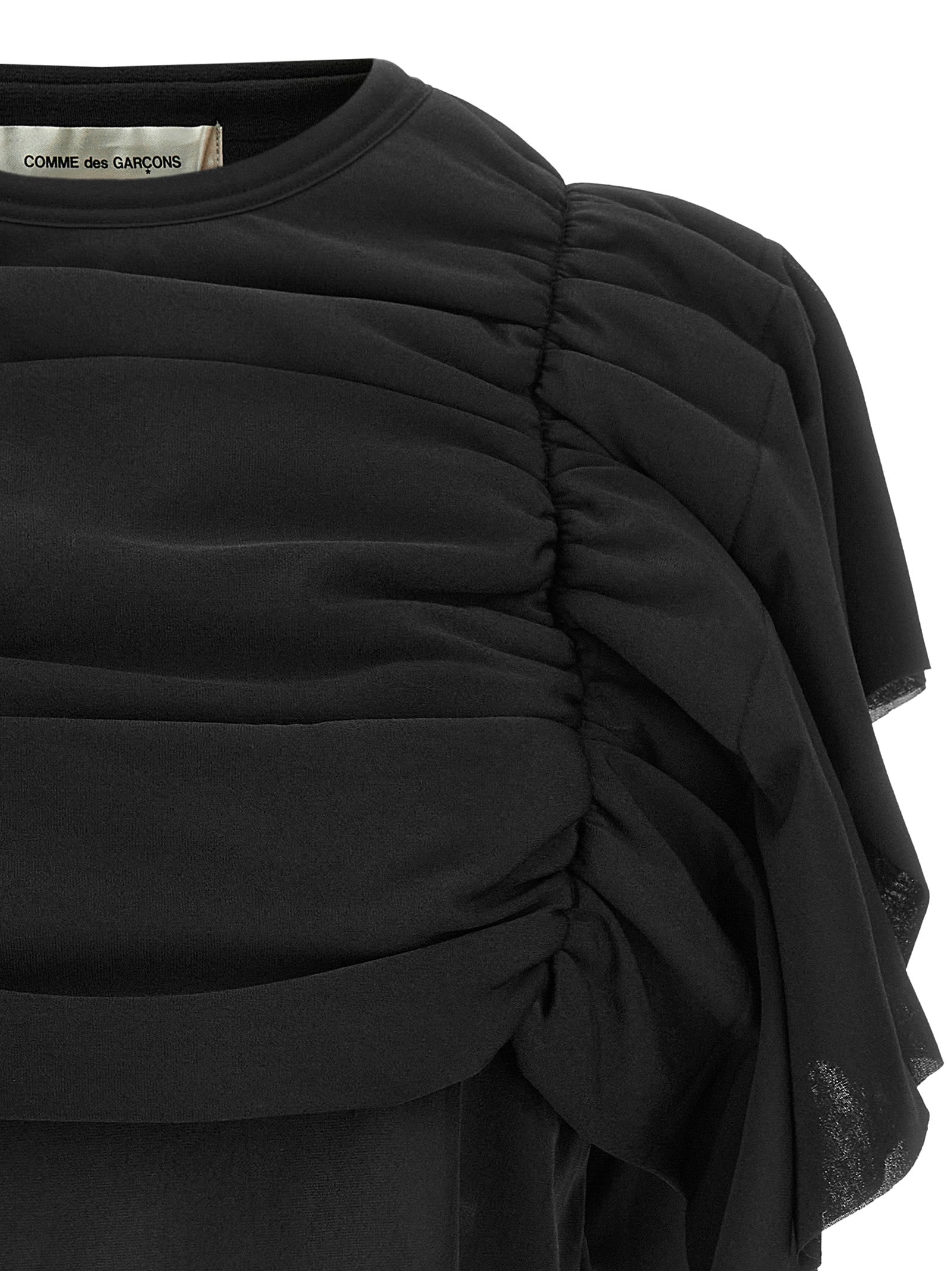 Comme Des Garçons Ruffle Top