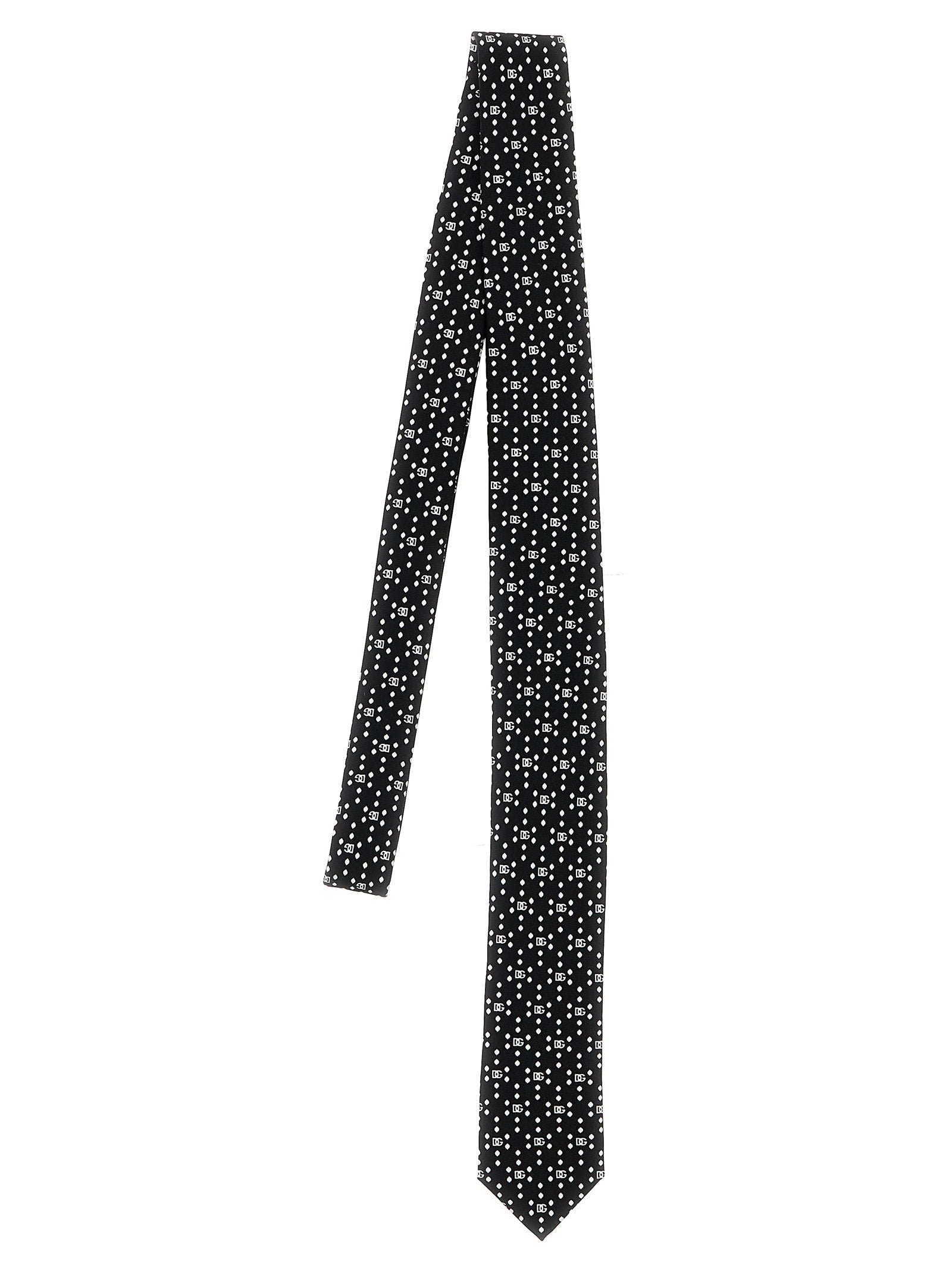 Dolce & Gabbana Logo Print Tie