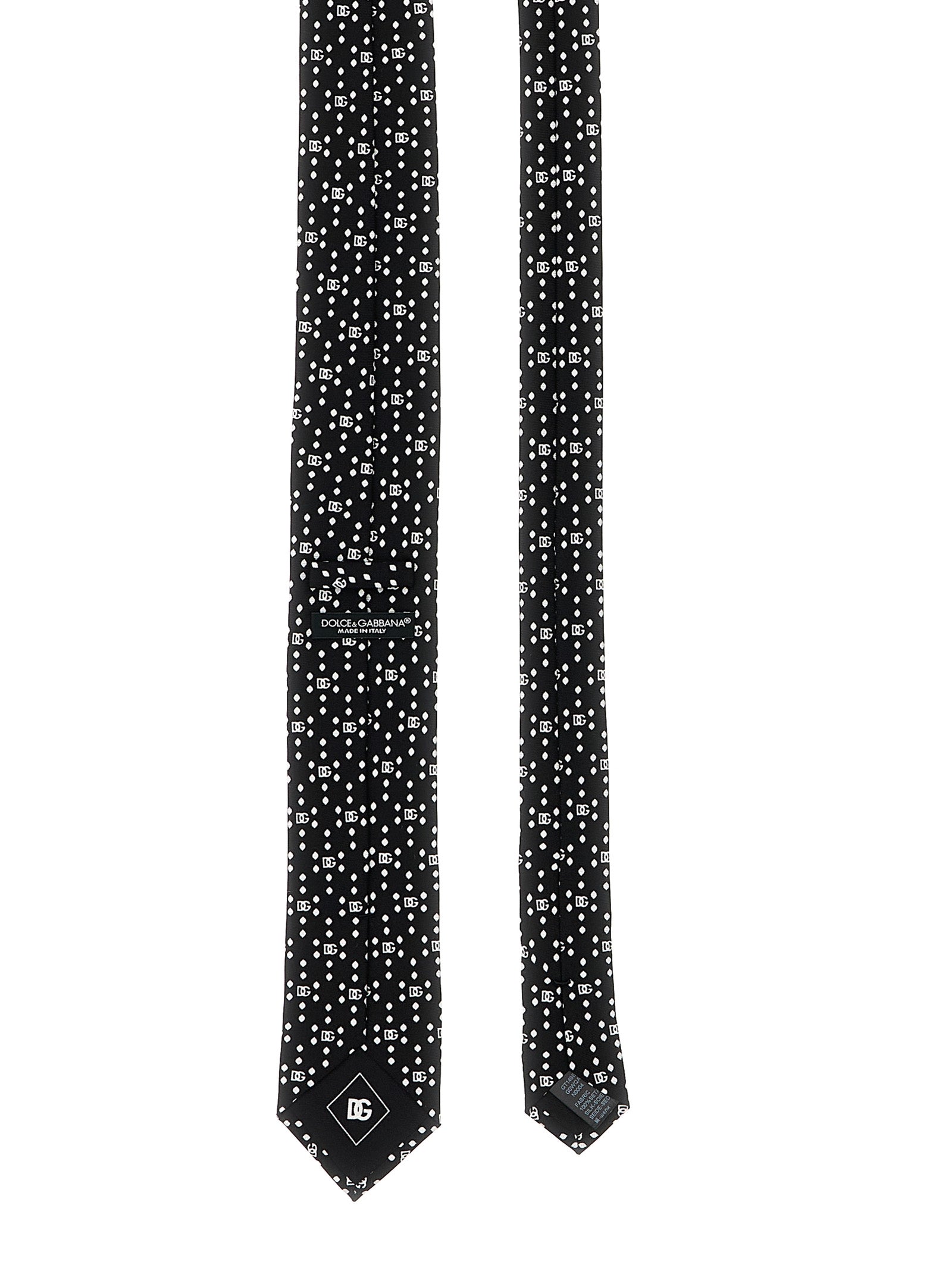 Dolce & Gabbana Logo Print Tie