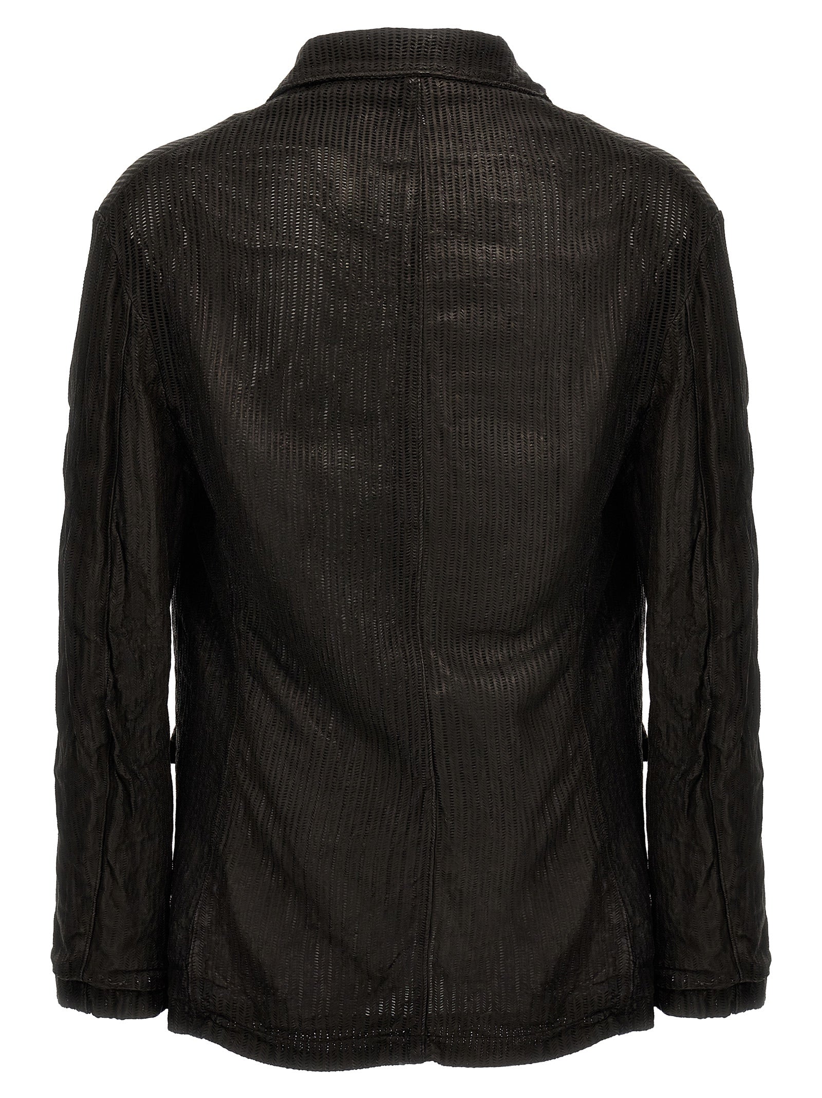 Giorgio Brato Openwork Leather Blazer