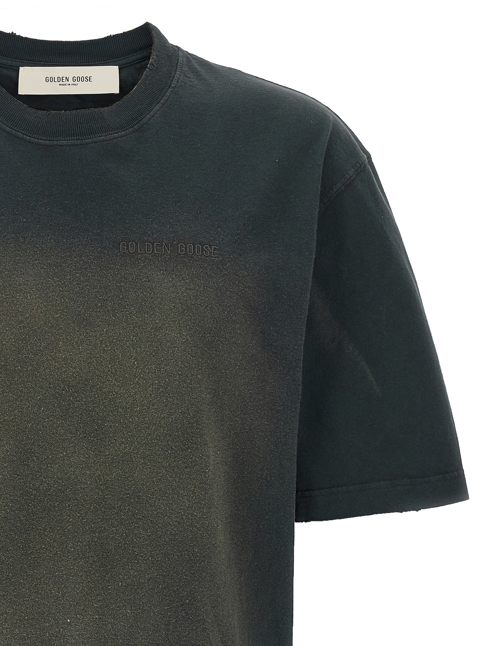 Golden Goose Used Dyed Cotton T-Shirt