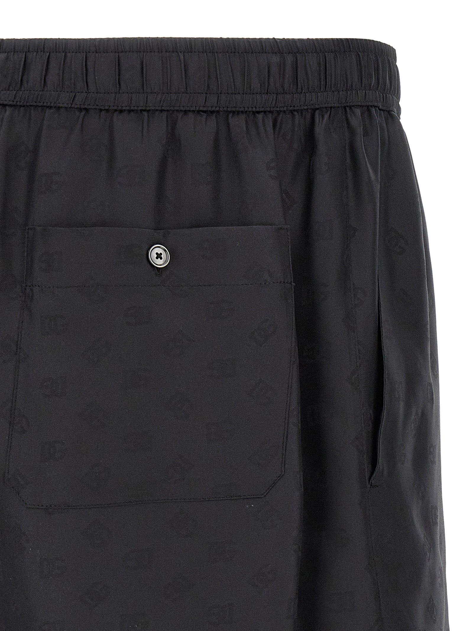 Dolce & Gabbana Bandana Silk Bermuda Shorts