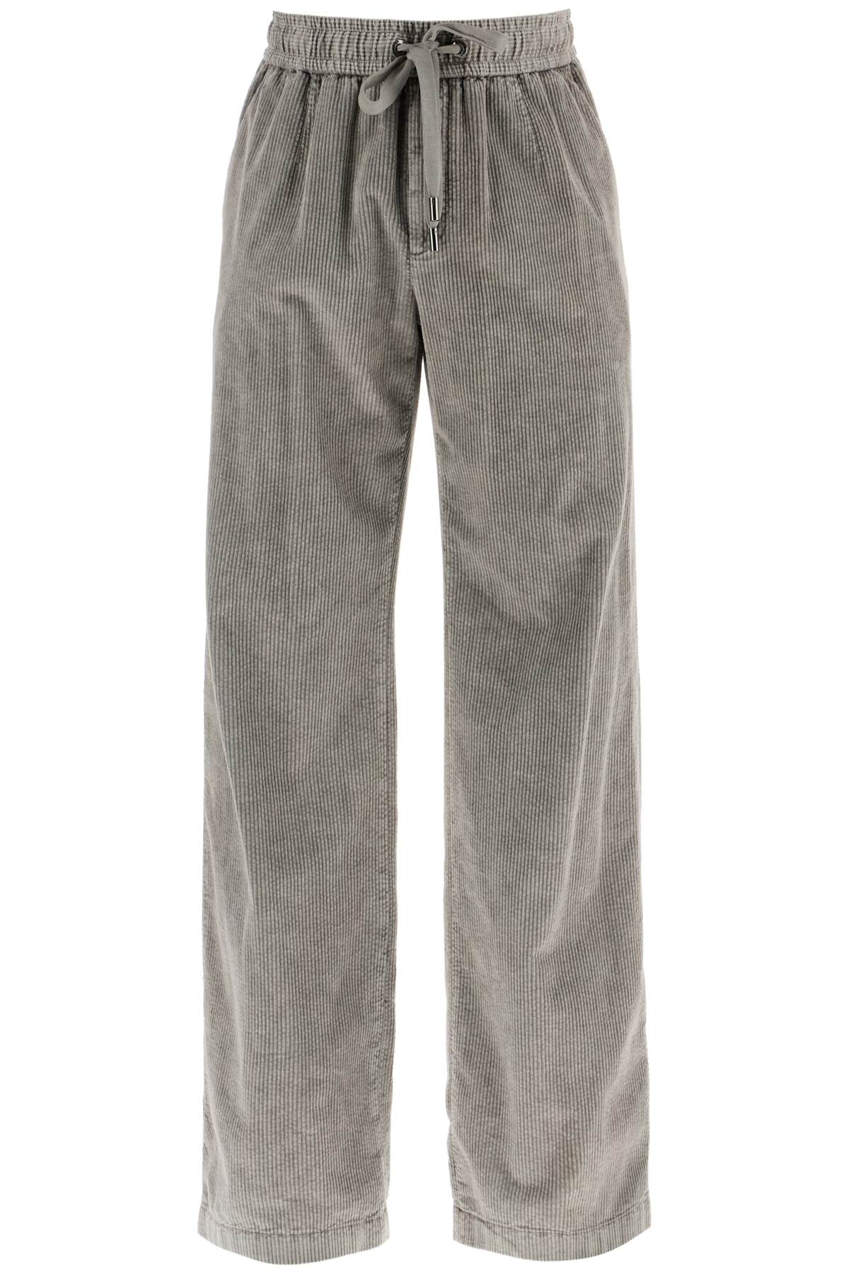 Dolce & Gabbana Corduroy Drawstring Pants