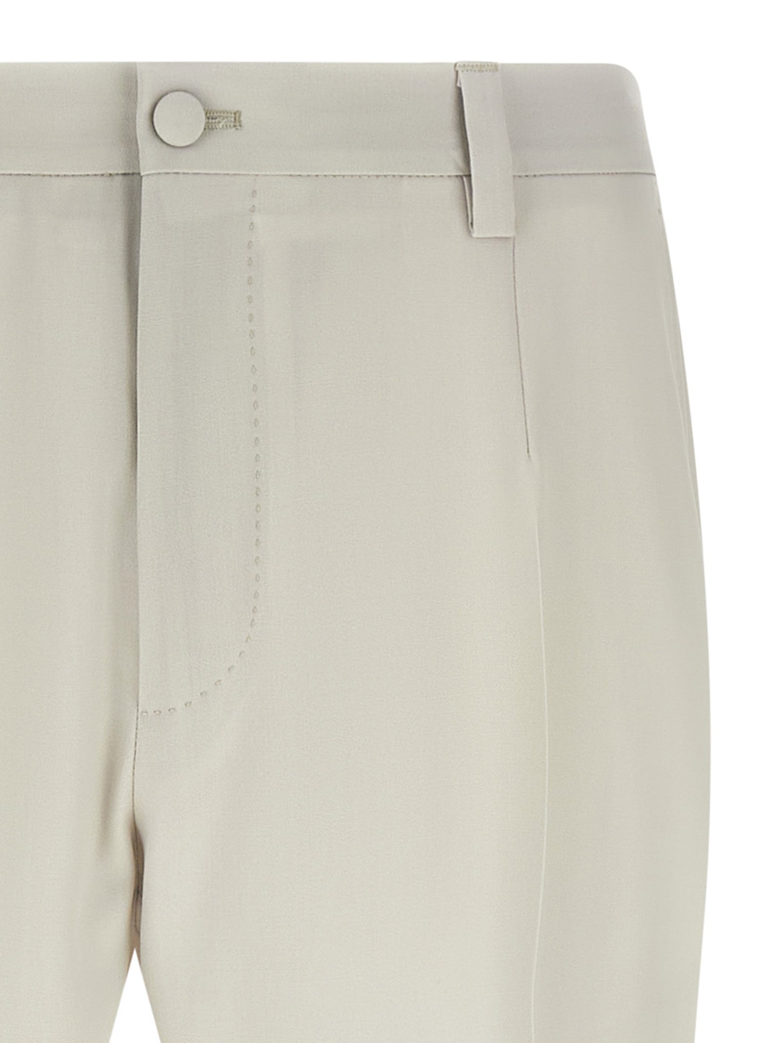 Dolce & Gabbana Poplin Wool Pants