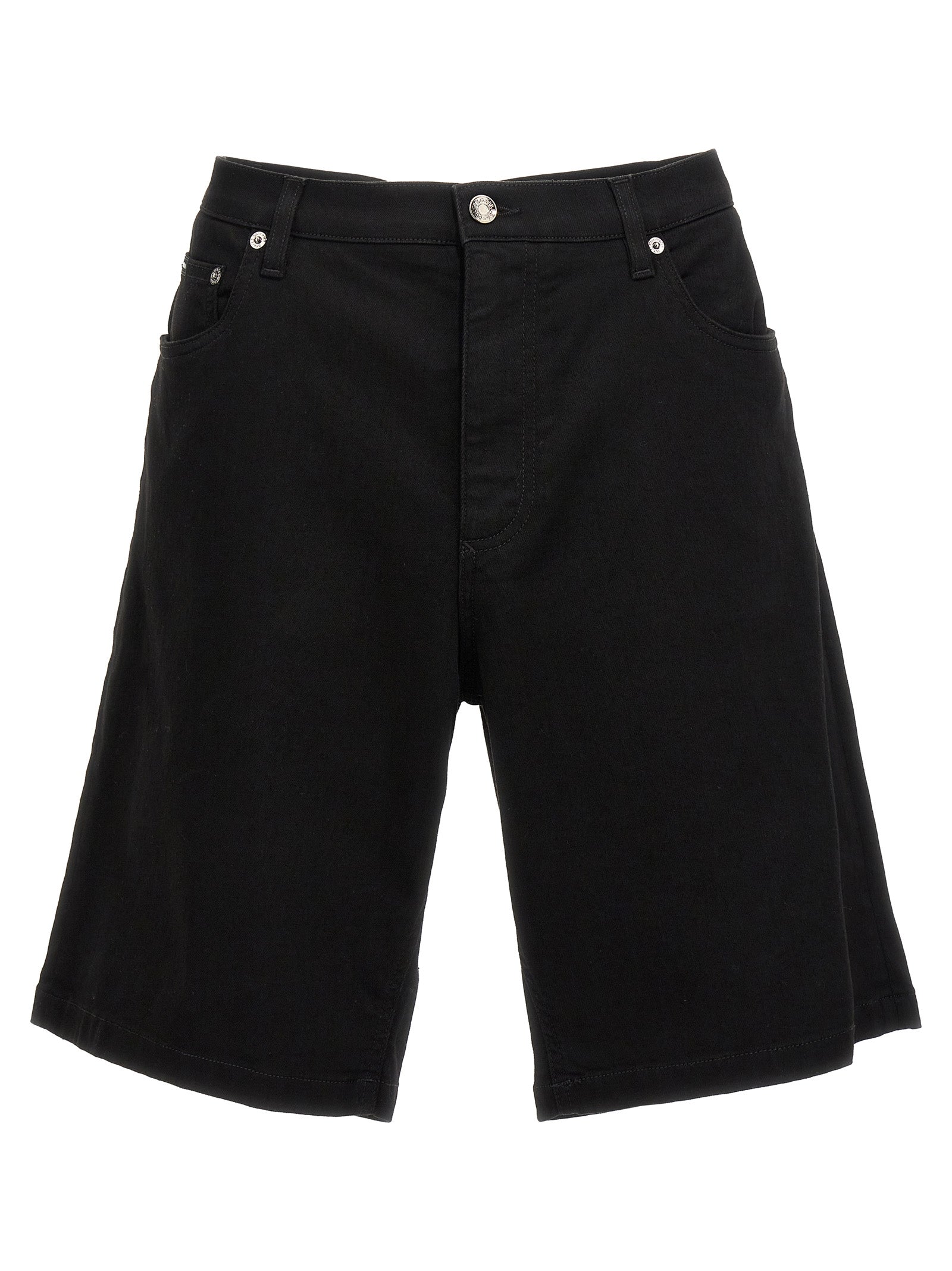 Dolce & Gabbana Stretch Denim Bermuda Shorts