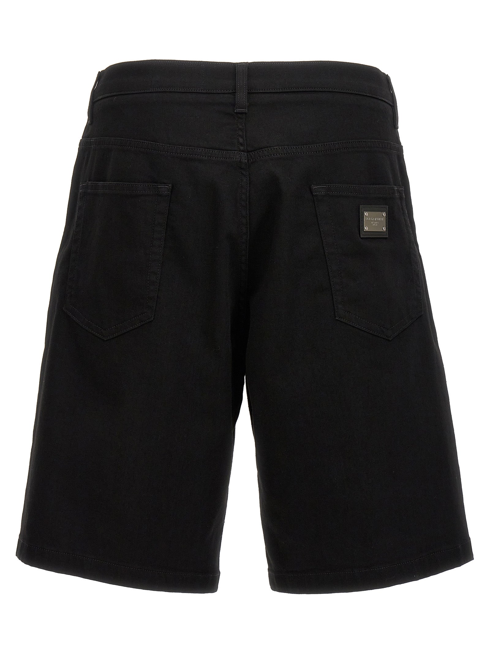 Dolce & Gabbana Stretch Denim Bermuda Shorts