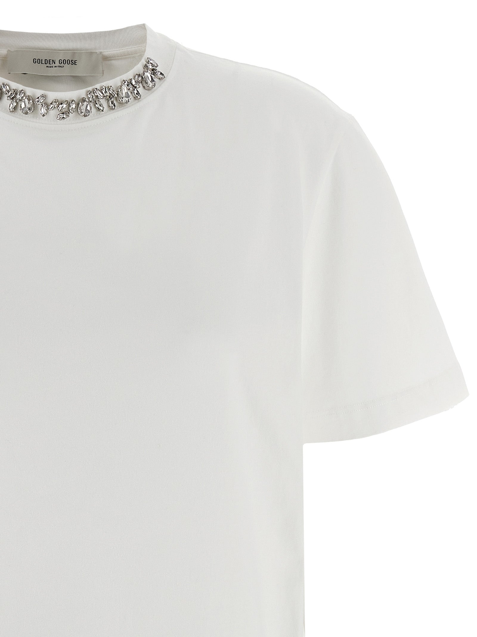 Golden Goose Crystal Crew Neck T-Shirt