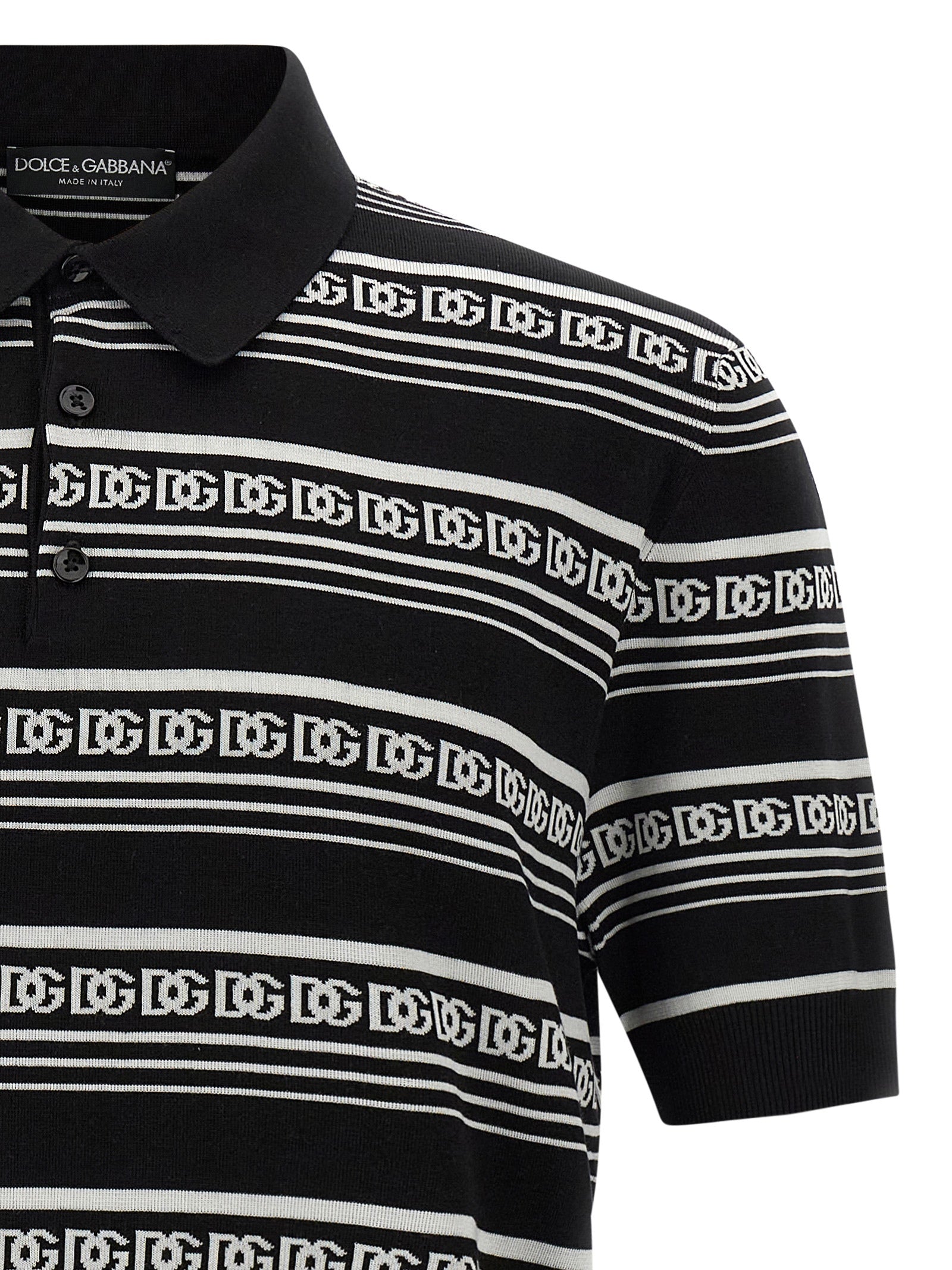 Dolce & Gabbana Knitted Polo Shirt