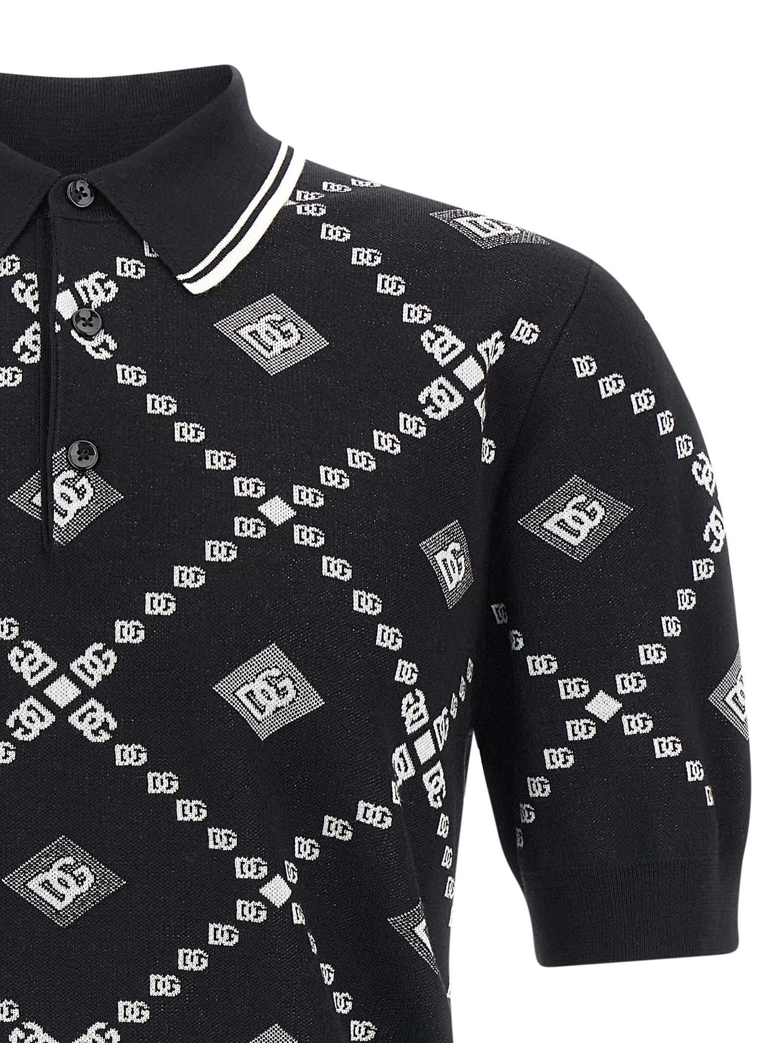 Dolce & Gabbana Knitted Polo Shirt