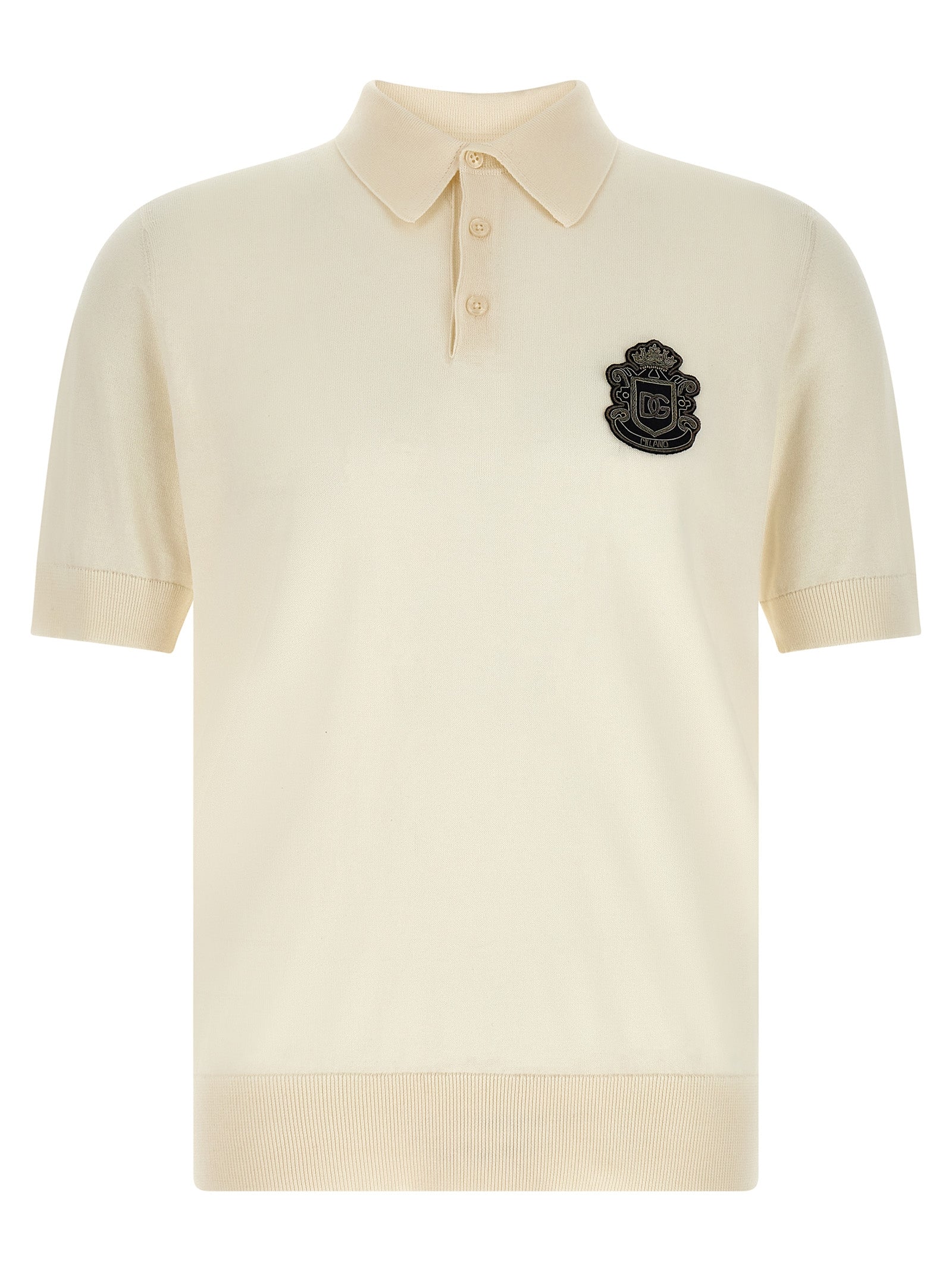Dolce & Gabbana 'Dg' Patch Polo Shirt