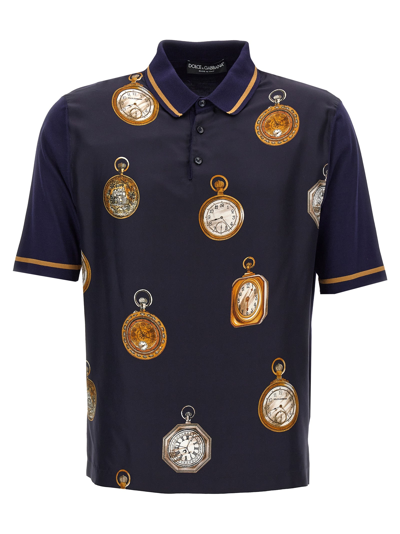 Dolce & Gabbana 'Orologi' Polo Shirt