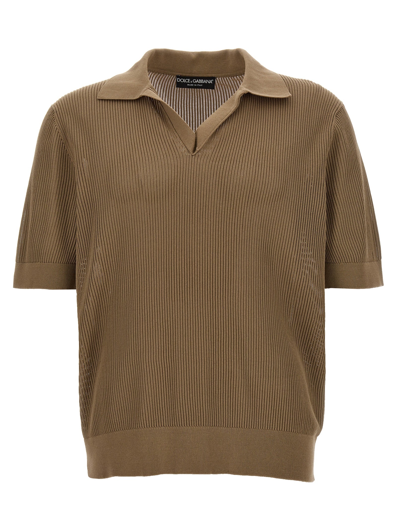 Dolce & Gabbana Knitted Polo Shirt