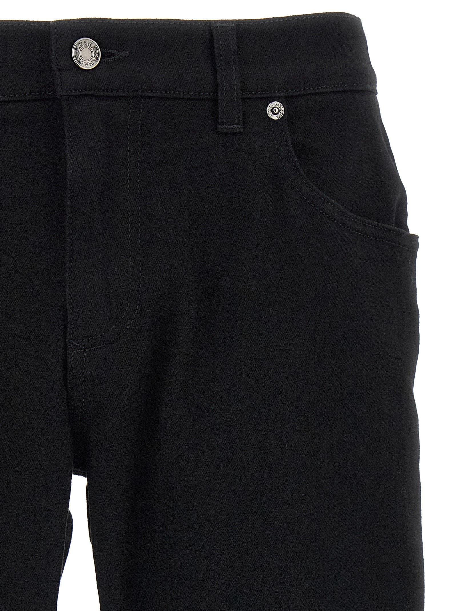 Dolce & Gabbana Logo Plaque Jeans