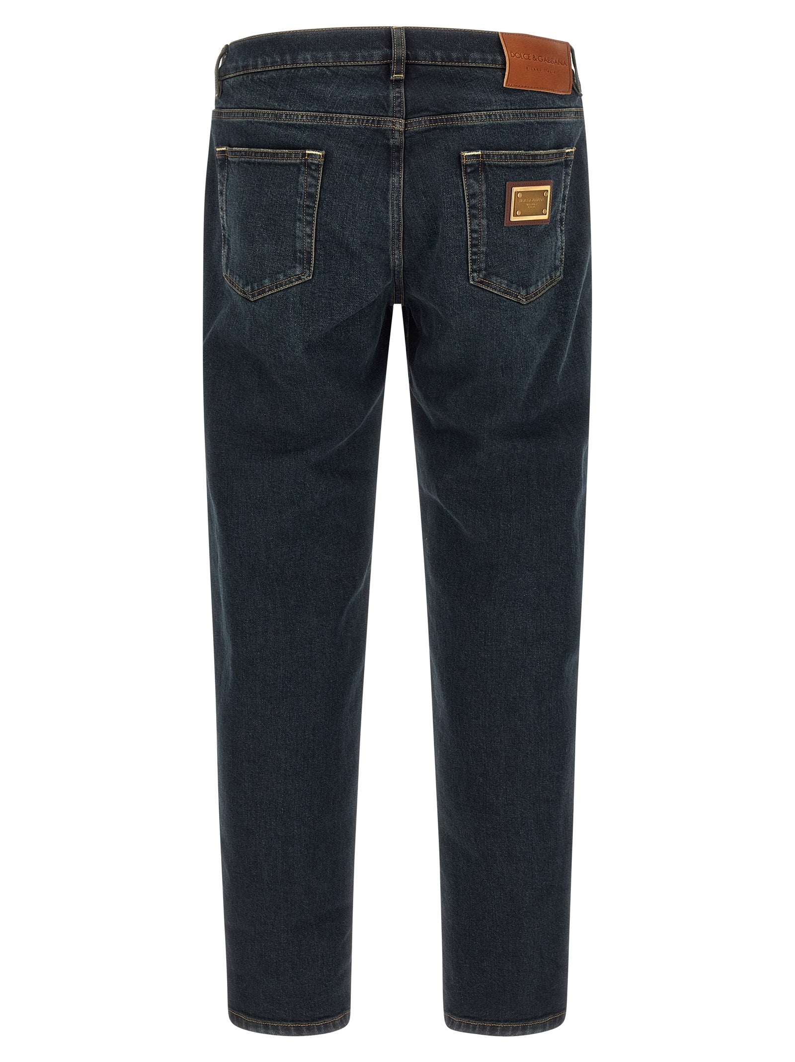 Dolce & Gabbana Logo Plaque Jeans