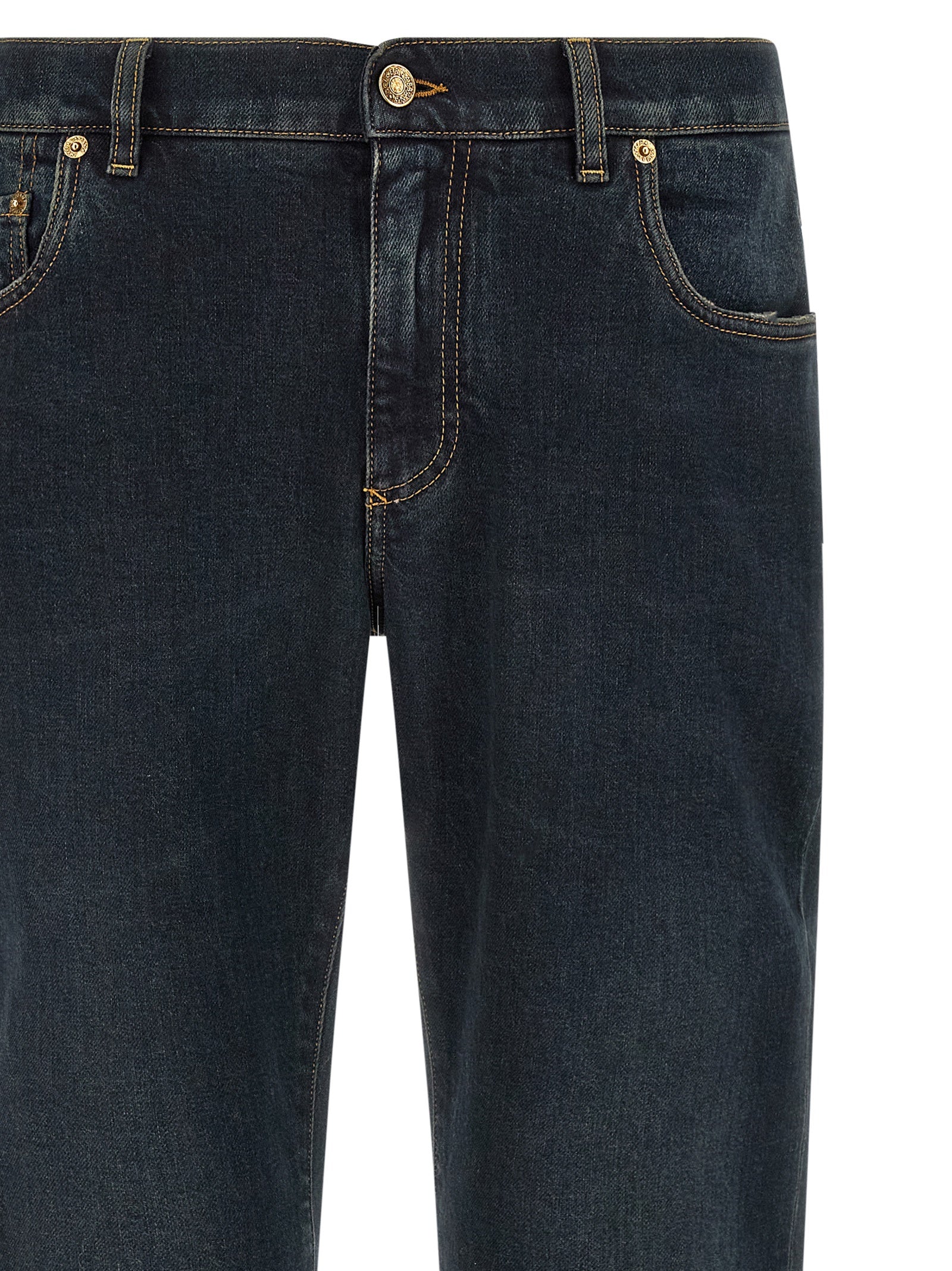 Dolce & Gabbana Logo Plaque Jeans