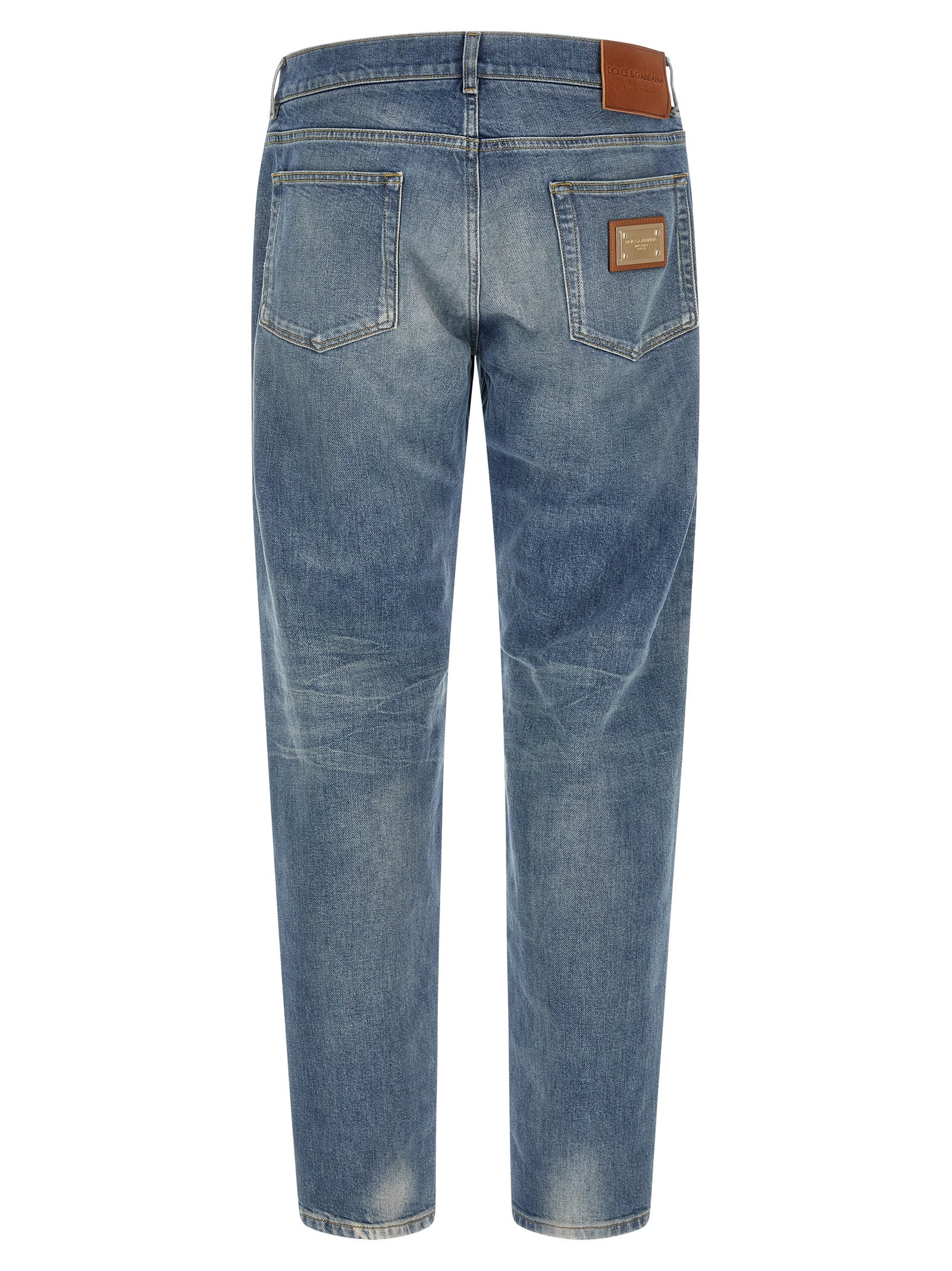 Dolce & Gabbana Logo Plaque Jeans