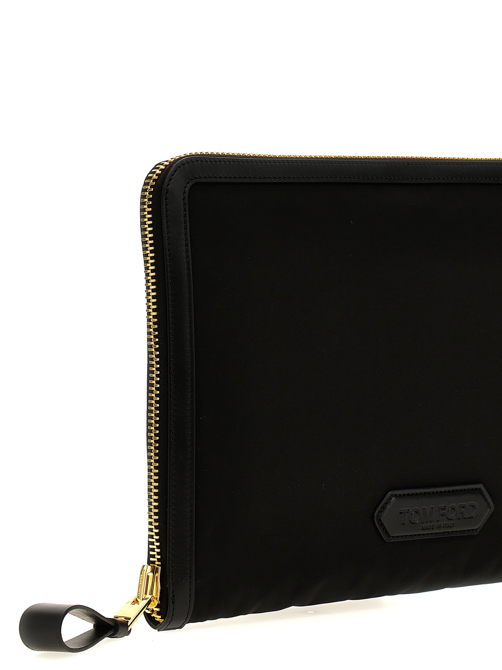 Tom Ford Logo Nylon Clutch