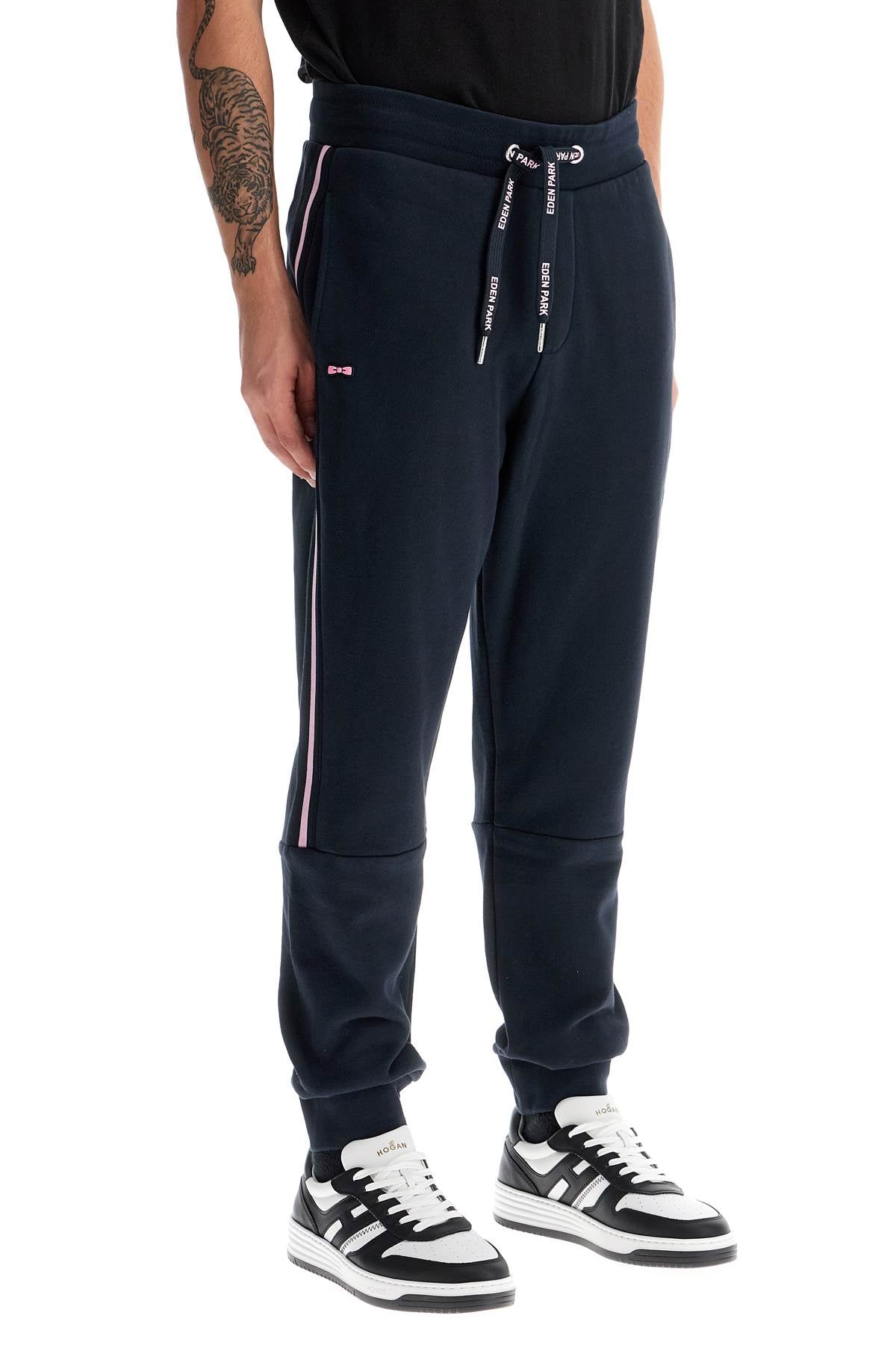 Eden Park Contrast Band Joggers With Eight