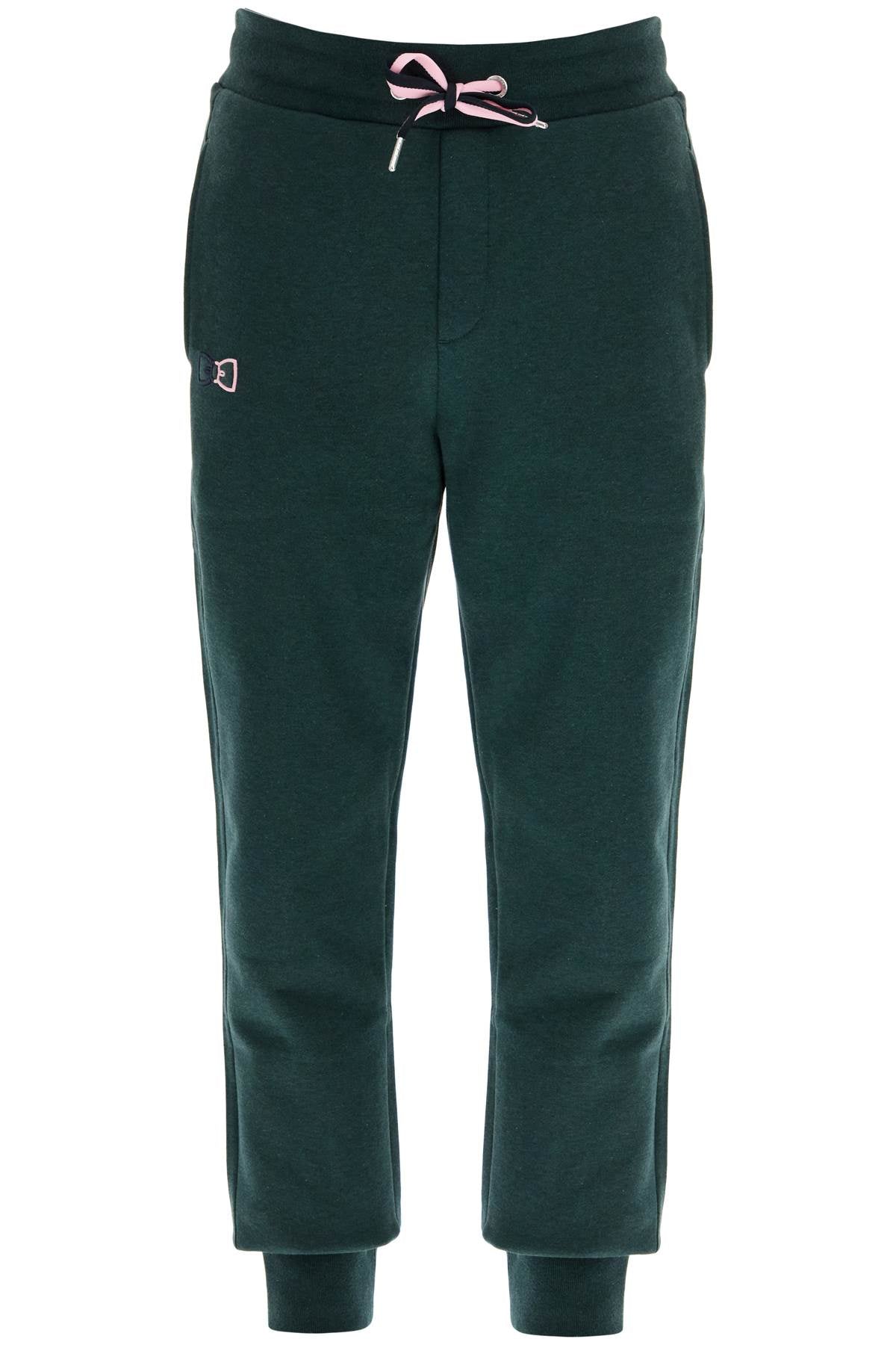 Eden Park Dark Green High-Waisted Regular Fit Jogging Pants