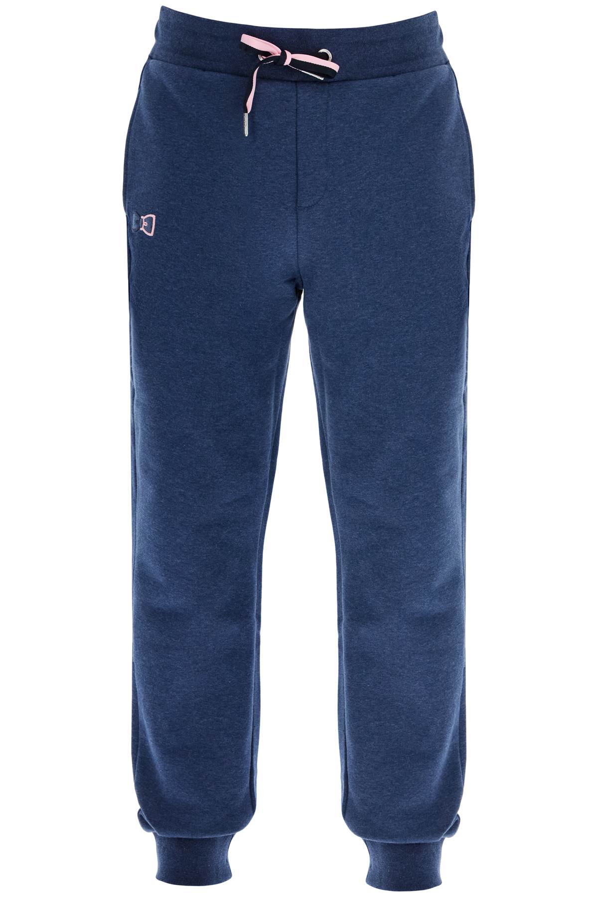 Eden Park Slim Fit Dark Blue Cotton Jogging Pants