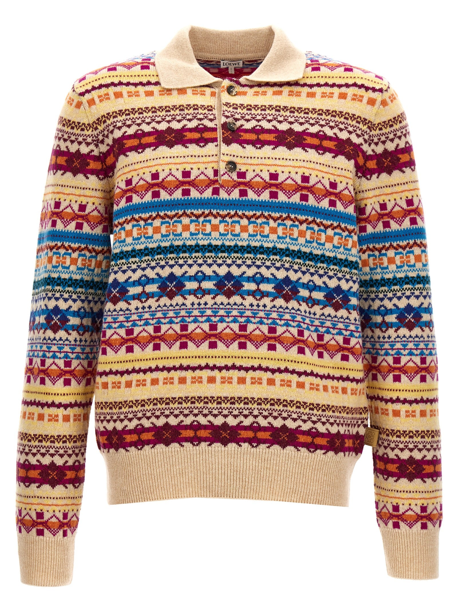 Loewe Jacquard Polo Sweater