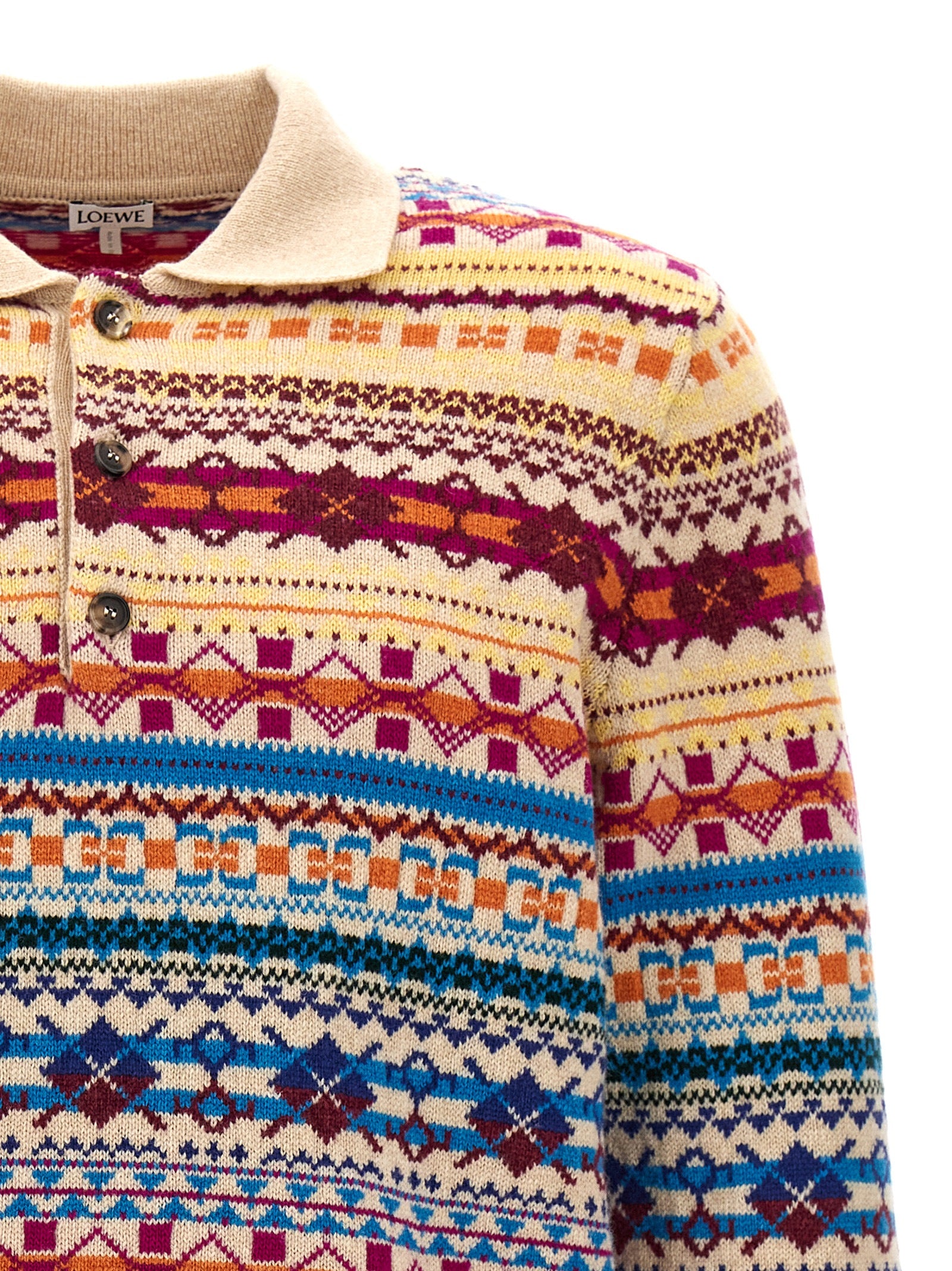 Loewe Jacquard Polo Sweater