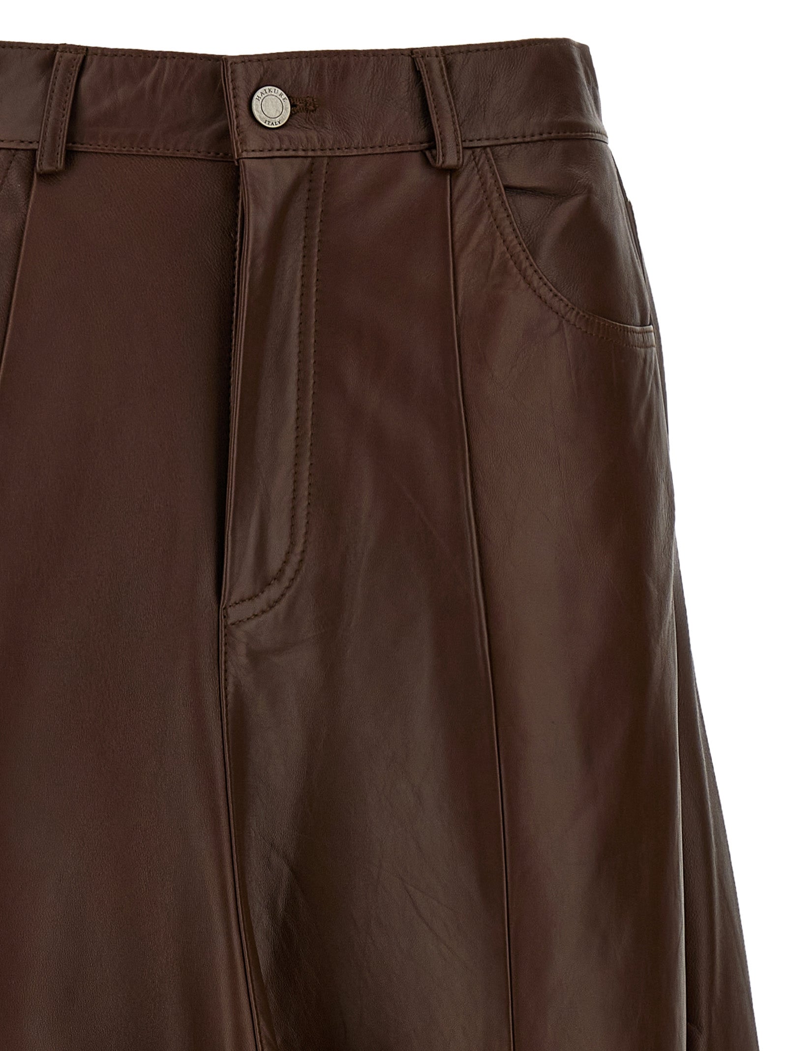Haikure 'Mid Serenity Leather' Skirt