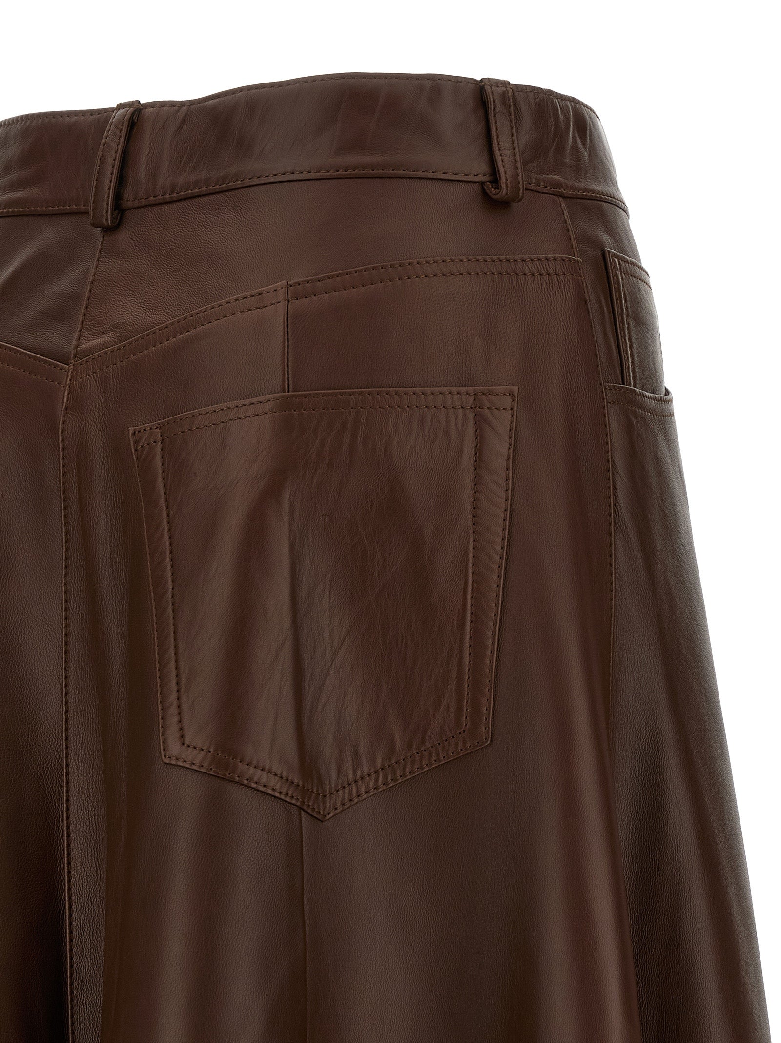 Haikure 'Mid Serenity Leather' Skirt