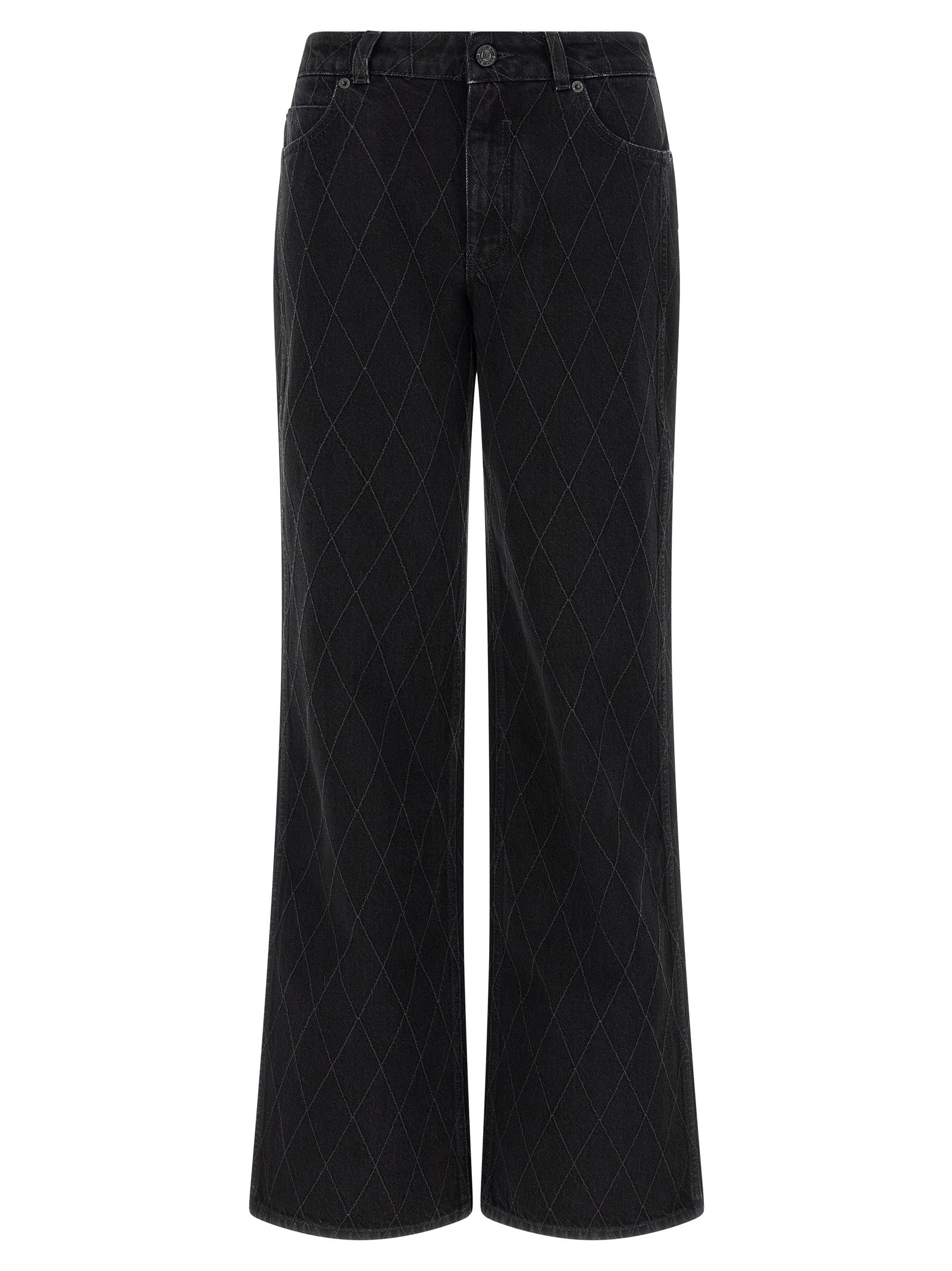 Balmain Diamond-Shaped Jeans