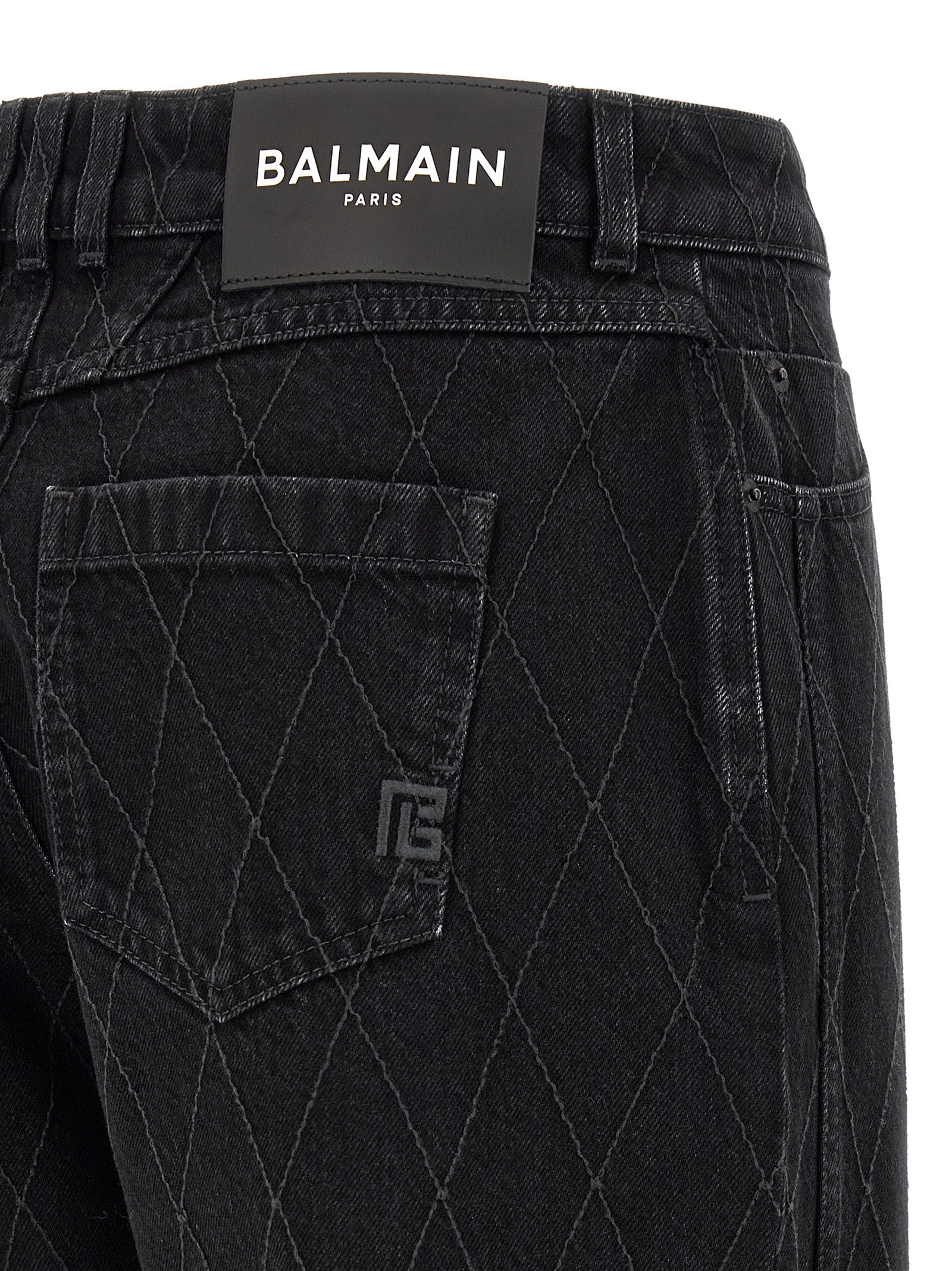 Balmain Diamond-Shaped Jeans