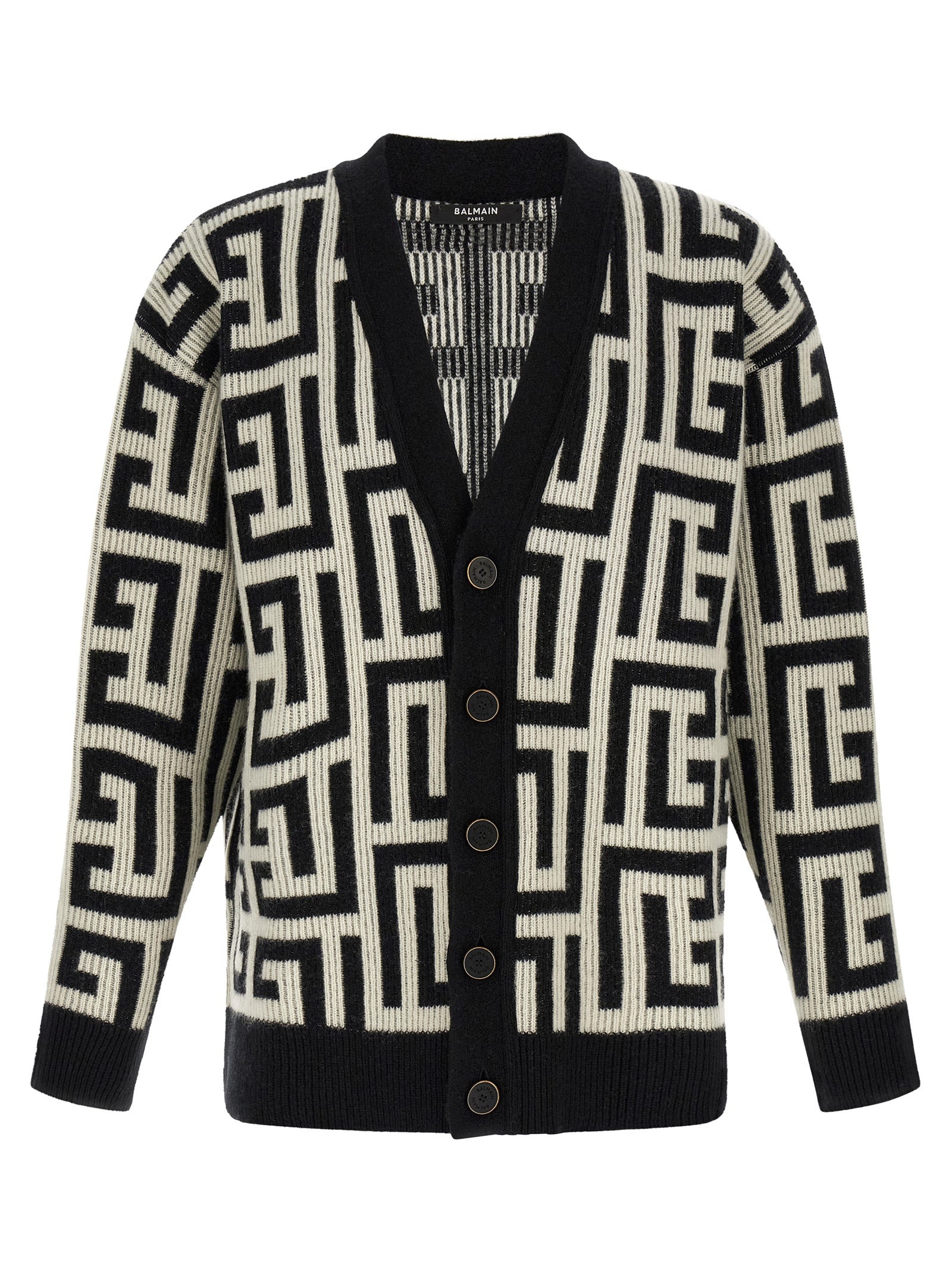 Balmain Monogram Macro Cardigan