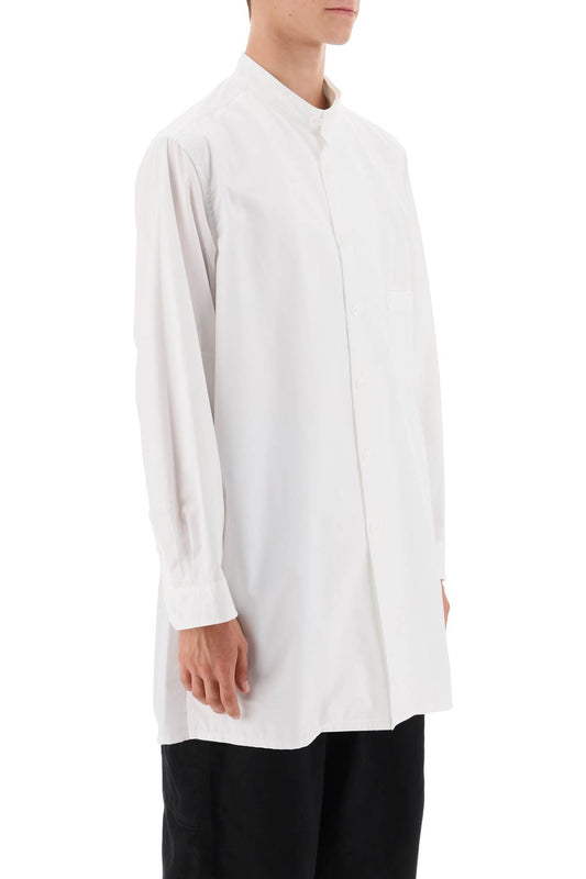 Yohji Yamamoto Layered Longline Shirt White