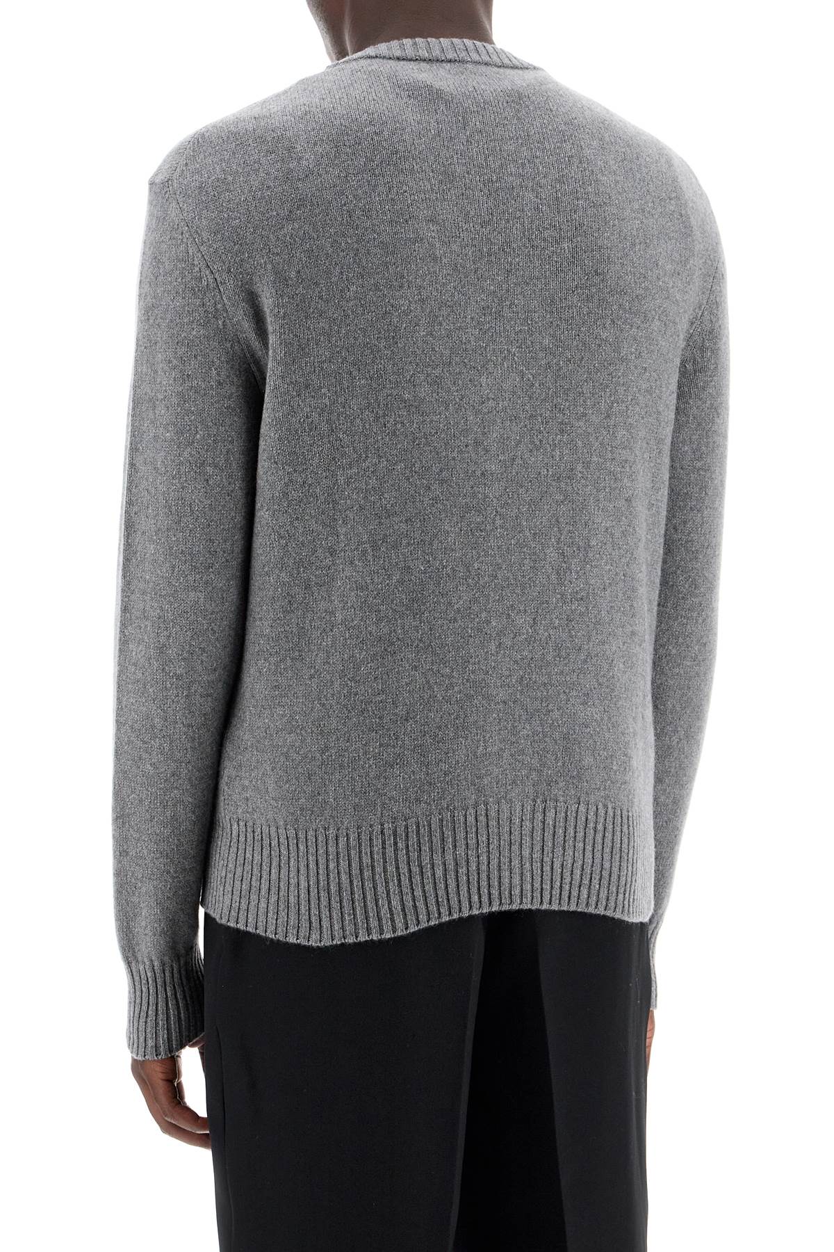 AMI Paris Cashmere Cardigan For Grey