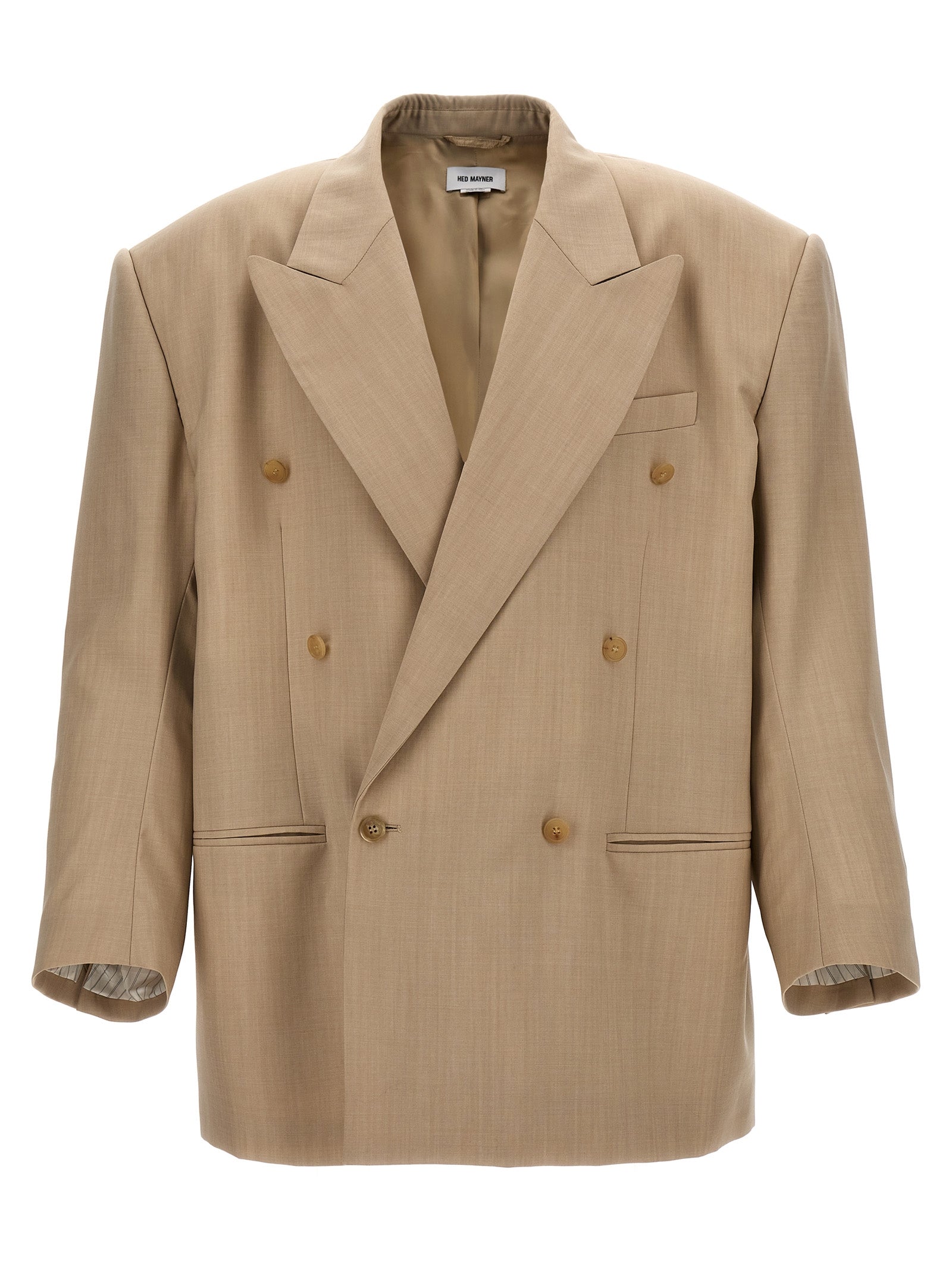 Hed Mayner Double-Breasted Wool Blazer