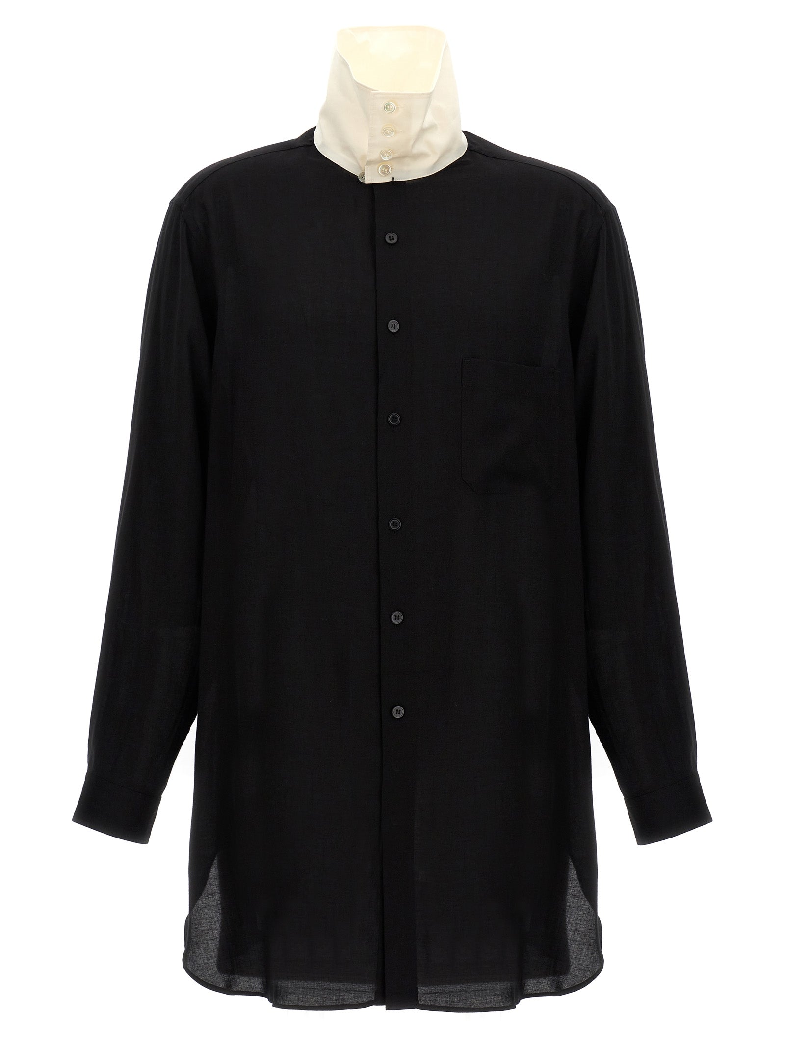 Yohji Yamamoto 'U-Stand Collar' Shirt