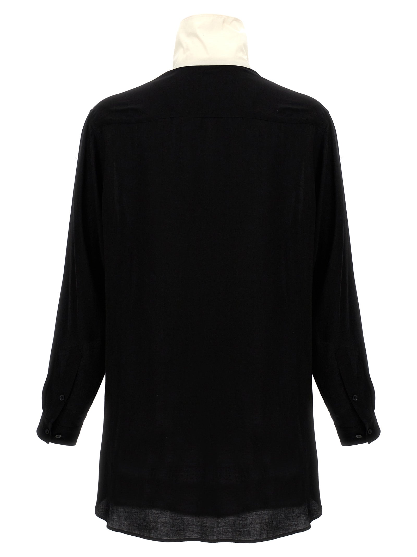 Yohji Yamamoto 'U-Stand Collar' Shirt